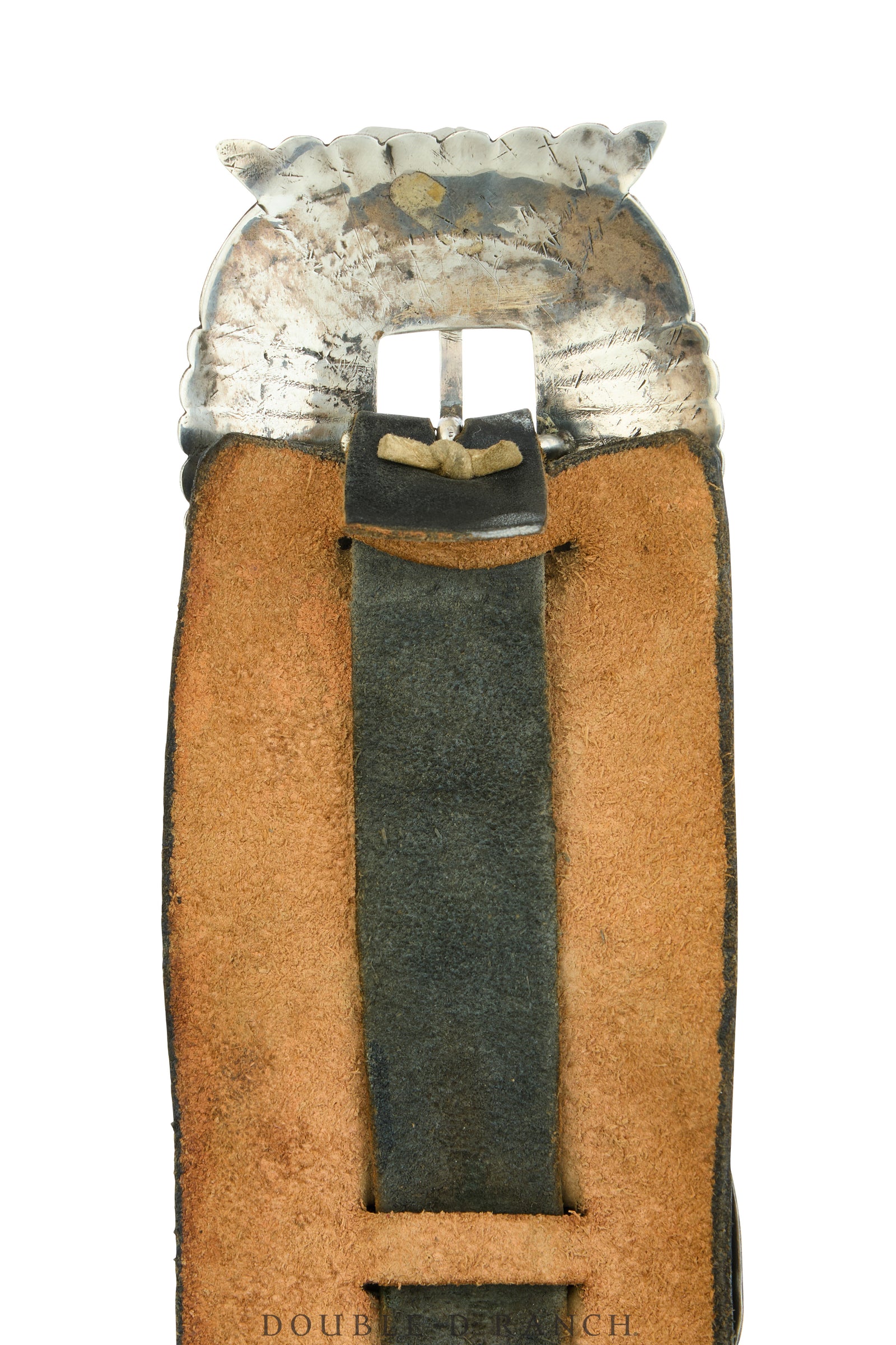 Belt, A Vintage, Concho, Sterling Silver, Estate, Vintage, 1125