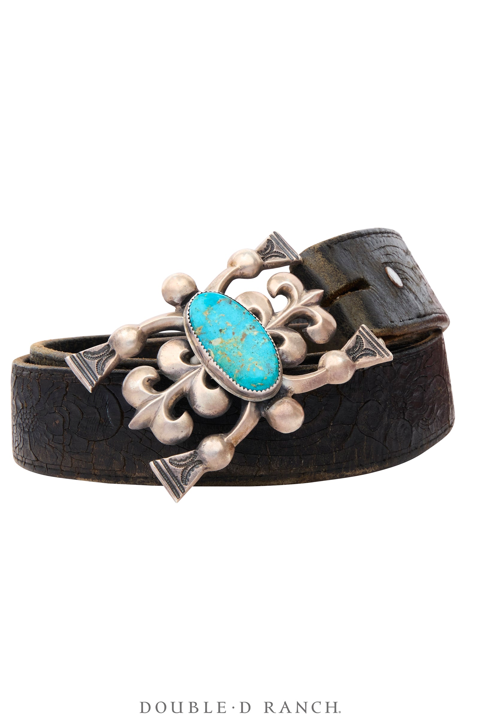 Belt, A Vintage, Buckle, Cast, Turquoise, Hallmark, Vintage, 1143