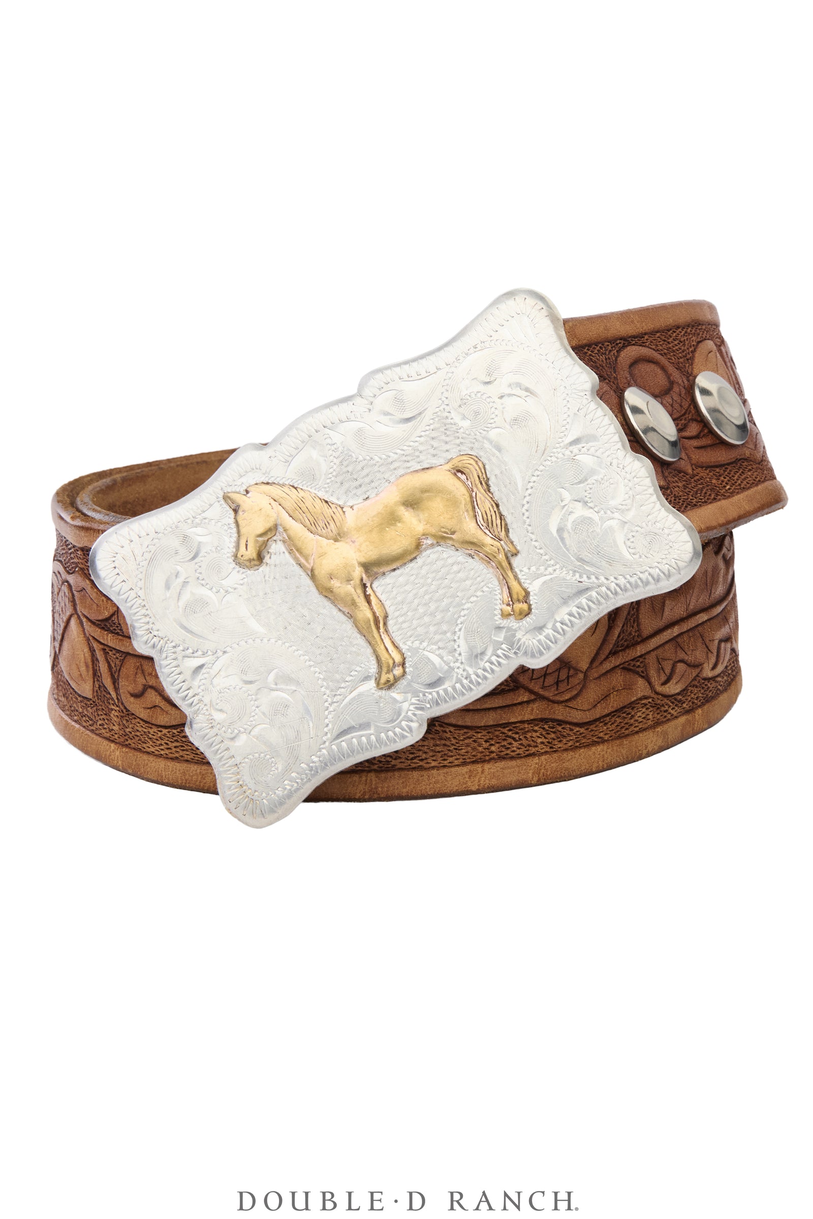 Belt, A Vintage, Buckle, Western, Horse, Hallmark, Vintage, 1249