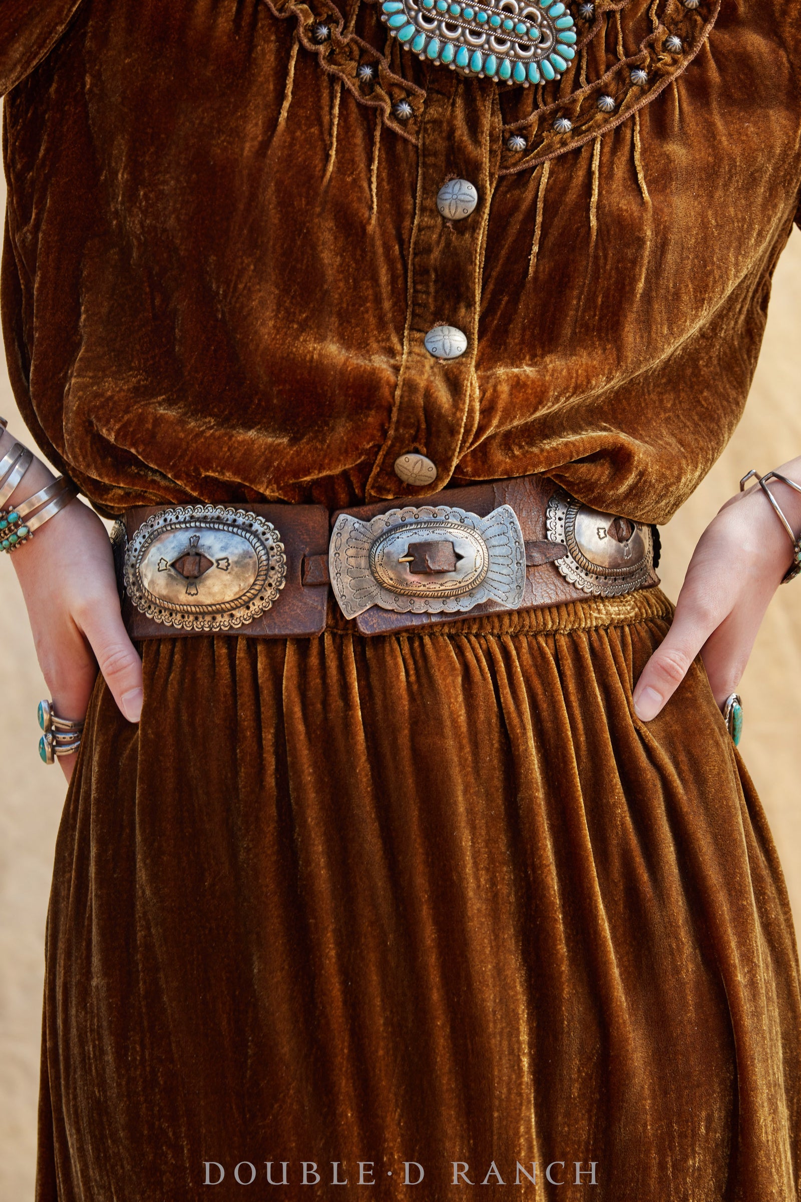 Belt, A Vintage, Concho, 1st Phase Revival, Vintage ‘40s, 399