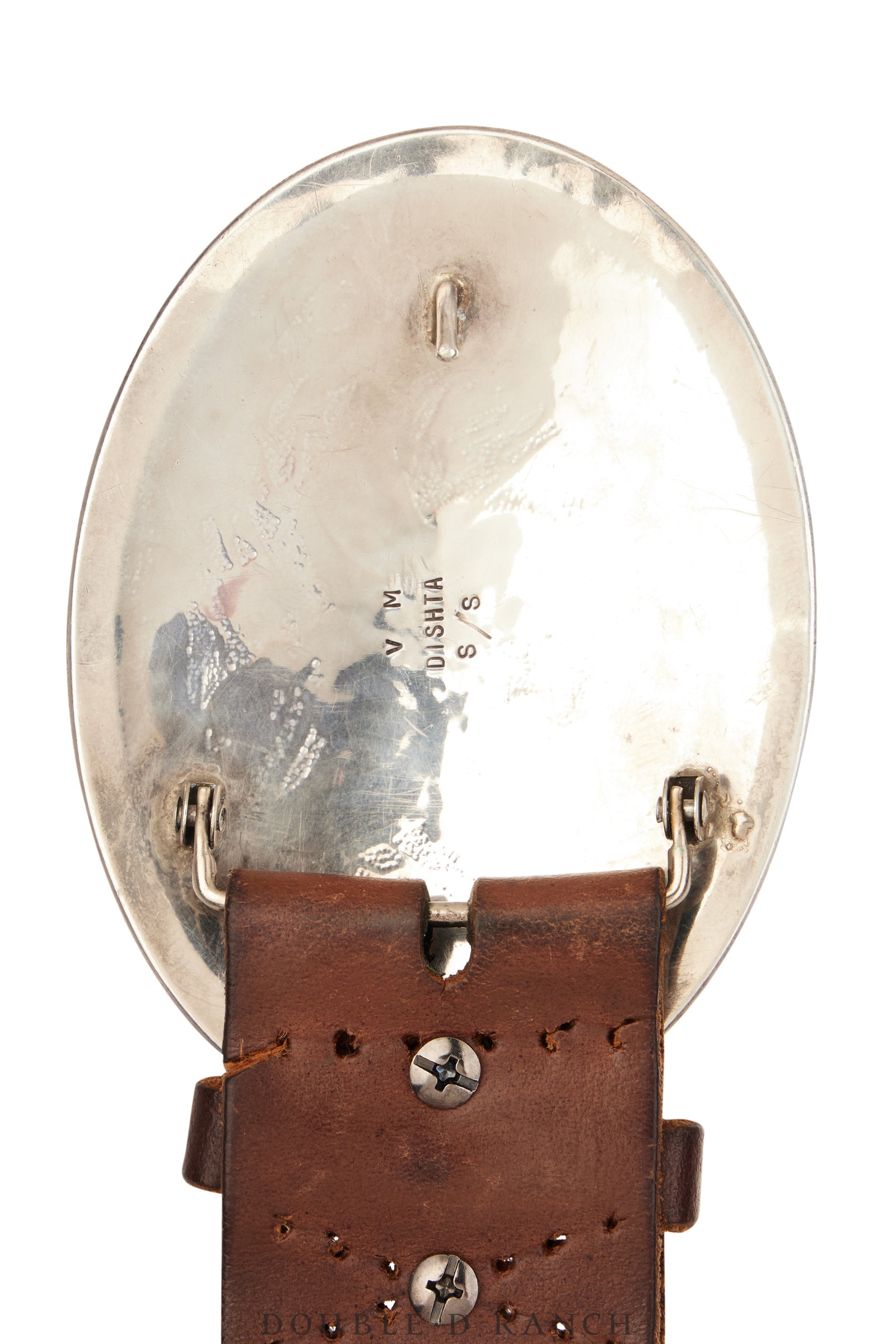 Belt, A Vintage, Buckle, Inlay, Conestoga Wagon, Dishta Hallmark, Vintage, 879