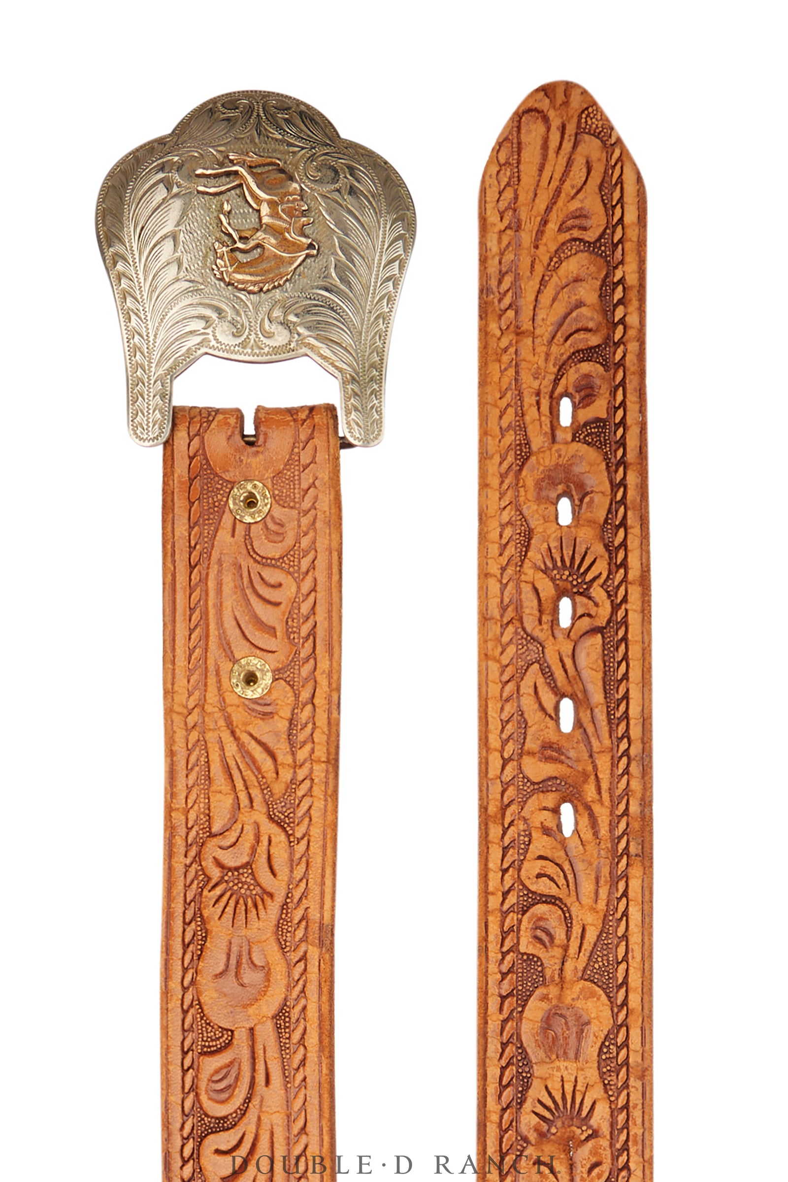 Belt, A Vintage, Buckle, Kitsch, Western, Ranger, Bucking Bronc, Vintage, 885