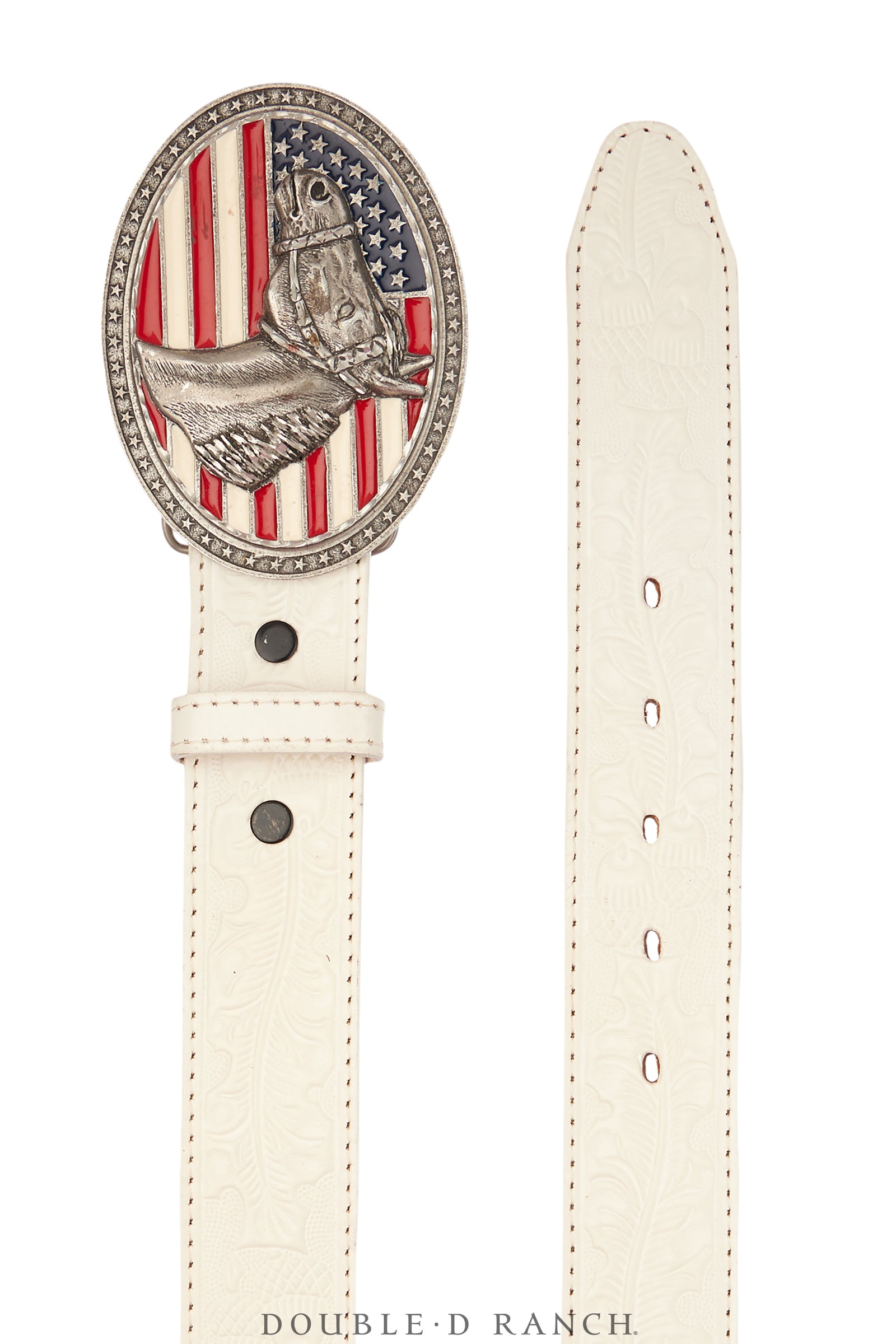 Belt, A Vintage, Buckle, Kitsch, Patriotic Horse, Hallmark, Vintage, 908