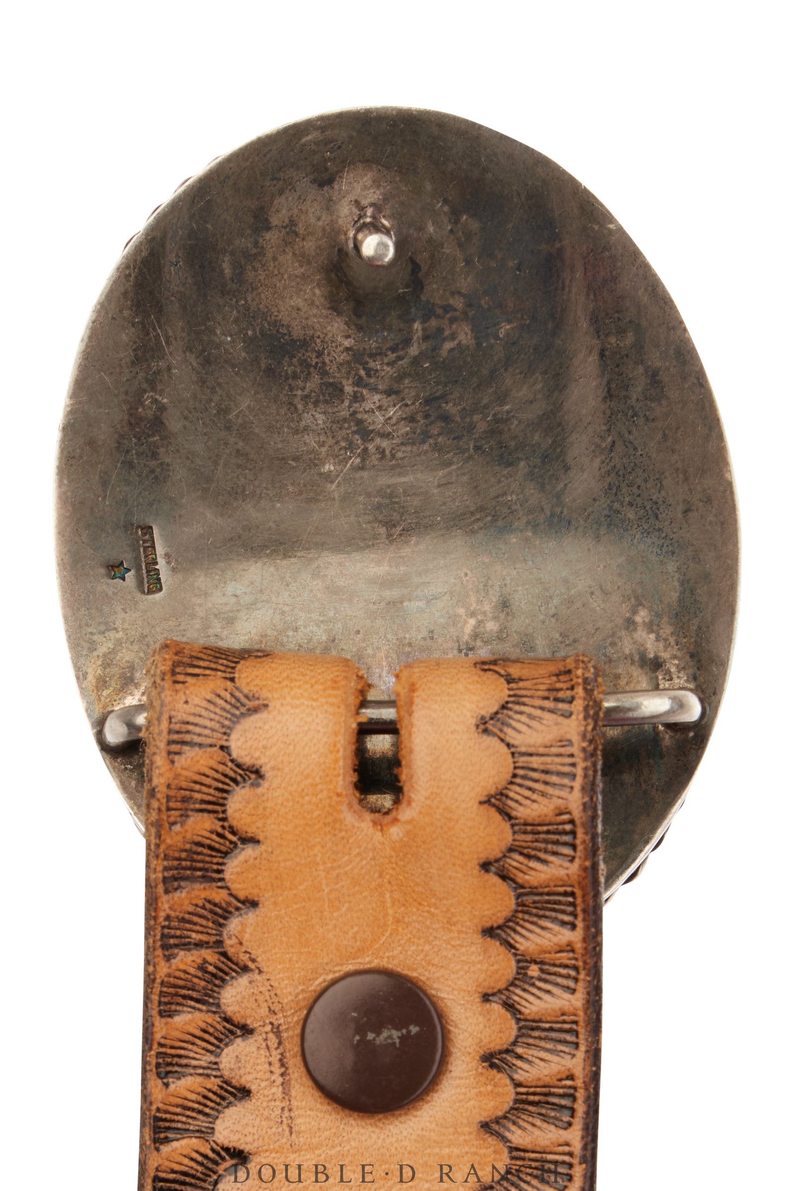 Belt, A Vintage, Buckle, Novelty, Horse Appliqué With Rope Border, Hallmark, Vintage, 911