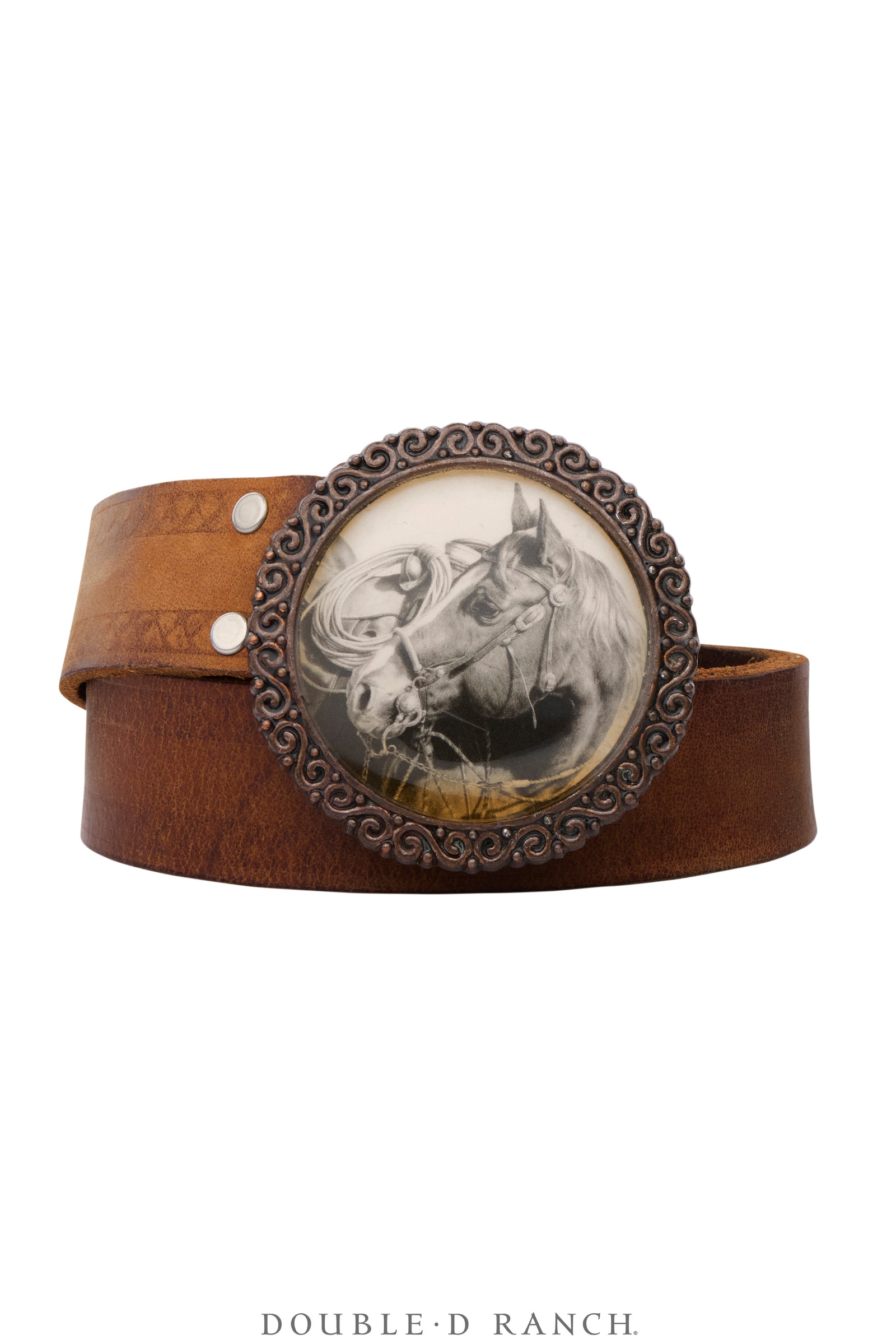 Belt, A Vintage, Buckle, Novelty, Horse, Vintage, 1264