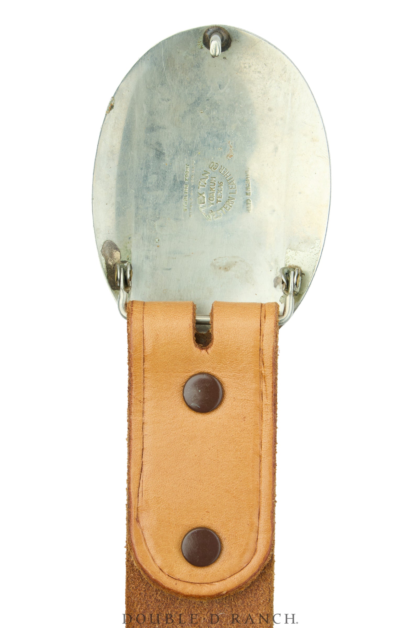 Belt, A Vintage, Buckle, Western, Hand Engraved, Hallmark, Vintage, 1001