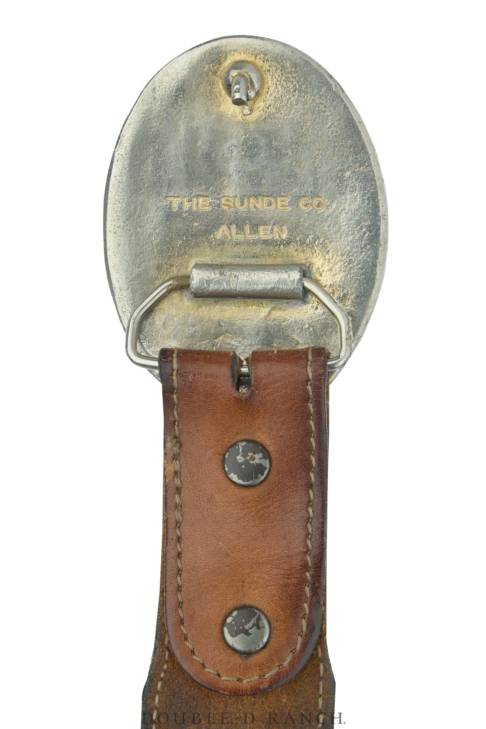 Belt, A Vintage, Buckle, Western, Roughneck Rodeo, Black Gold, Vintage, 1004
