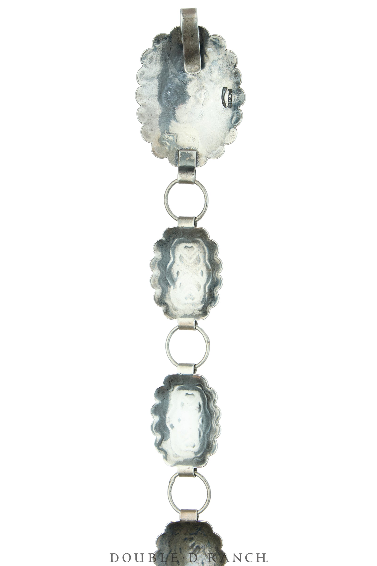 Belt, A Vintage, Concho Linked, Turquoise, Amazing, Vintage, 1013