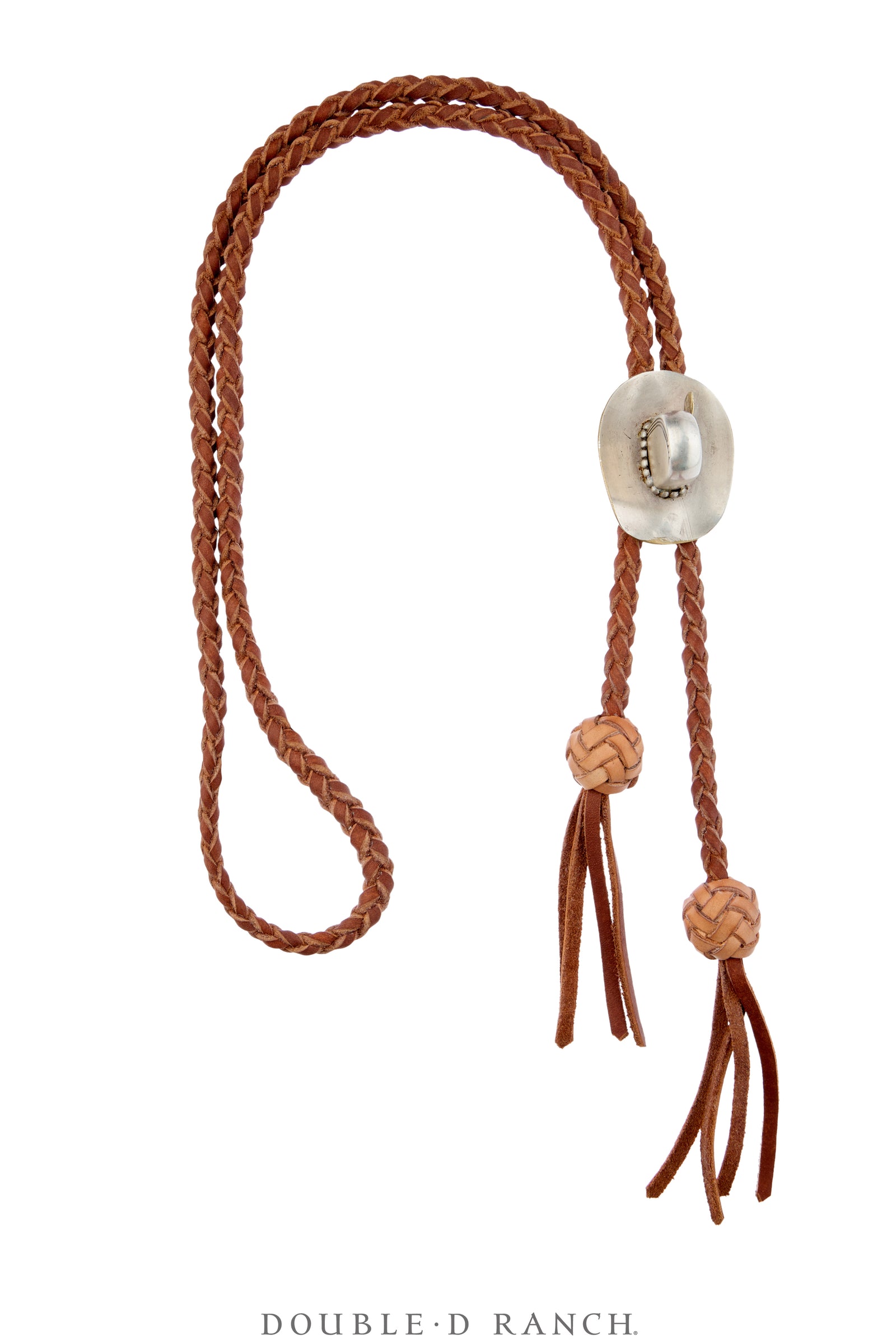 Bolo, Novelty, Silver Overlay, Cowboy Hat, Hallmark, Contemporary, 3922