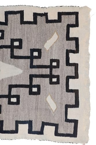 Home, Textile, Rug, Navajo, Chinle Trading Post, Vintage ‘20s 51" x 35", 208