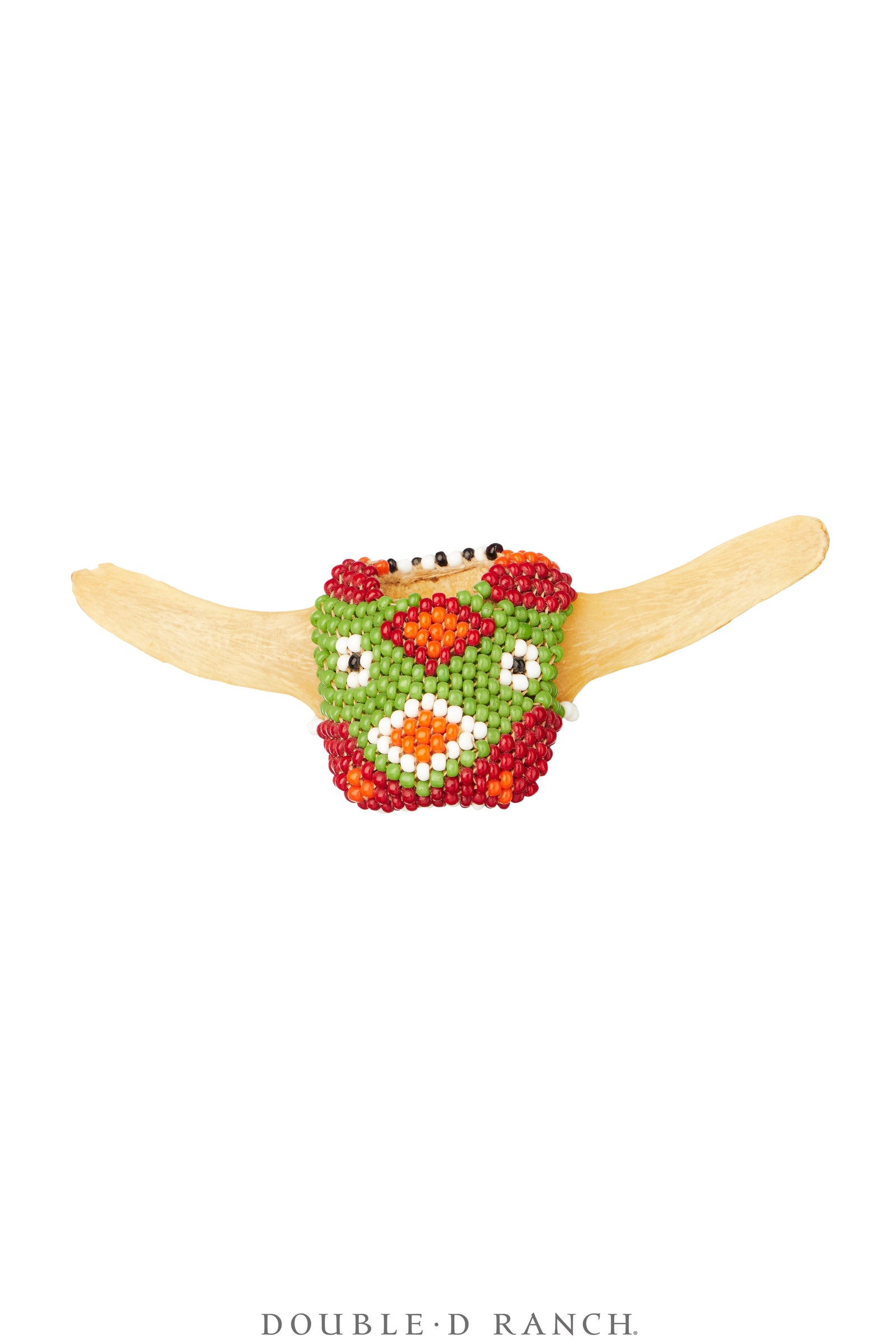 Scarf Slide, Conversational, Beaded Zuni, Vintage, 1209