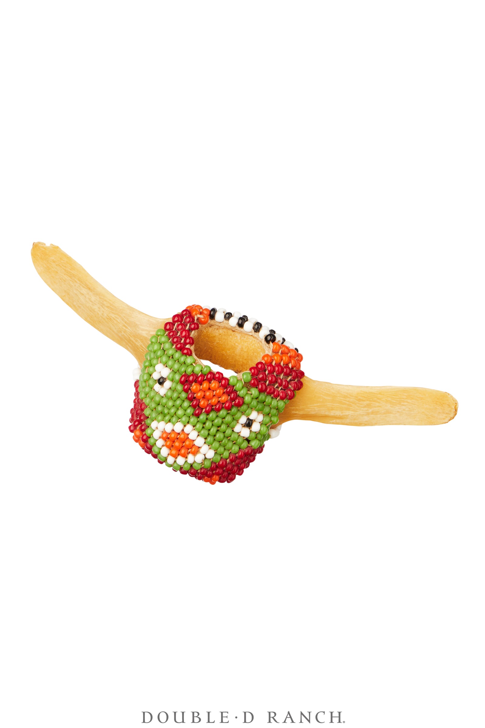 Scarf Slide, Conversational, Beaded Zuni, Vintage, 1209