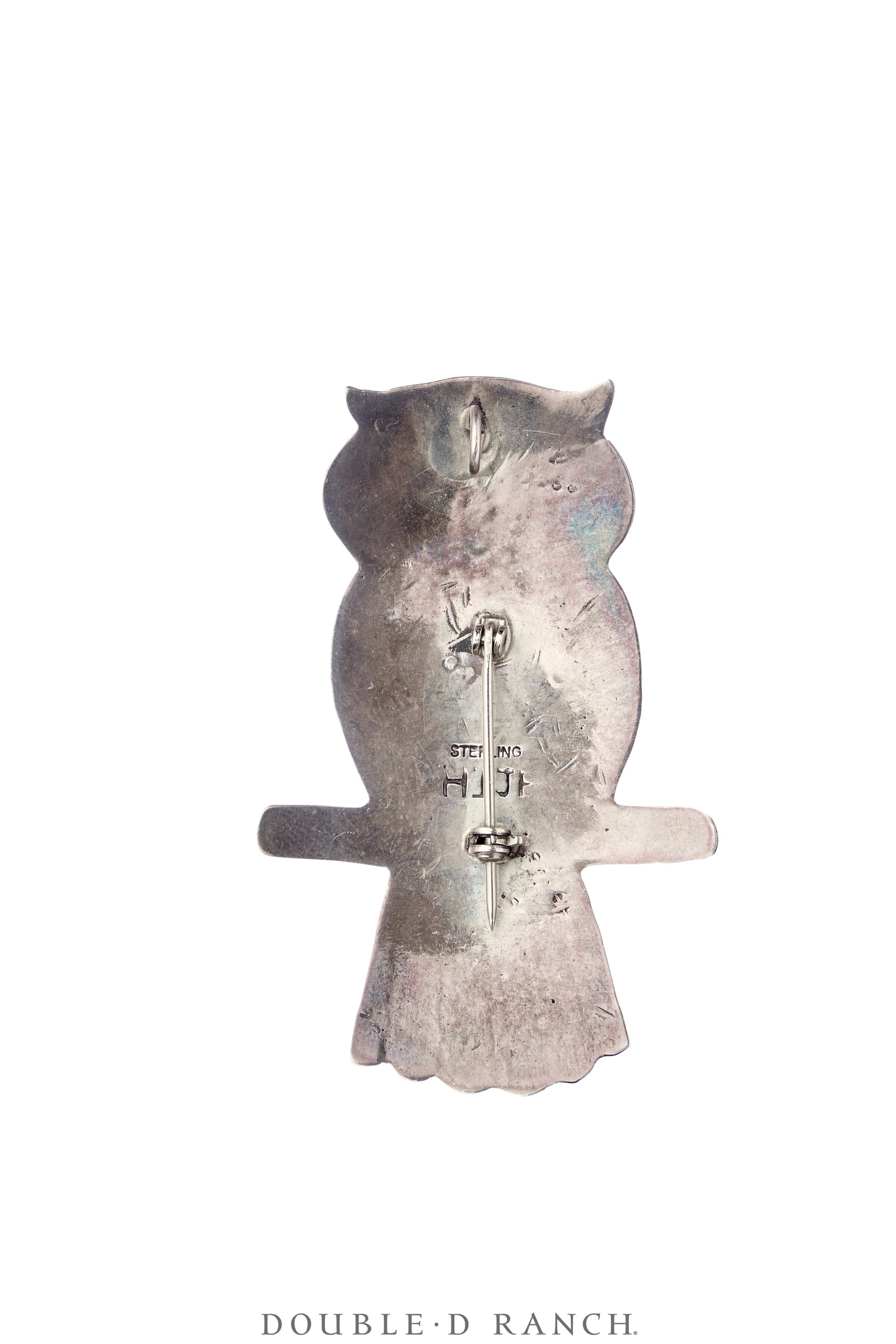 Pin, Novelty, Sterling Silver, Owl, Hallmark, Vintage, 1239