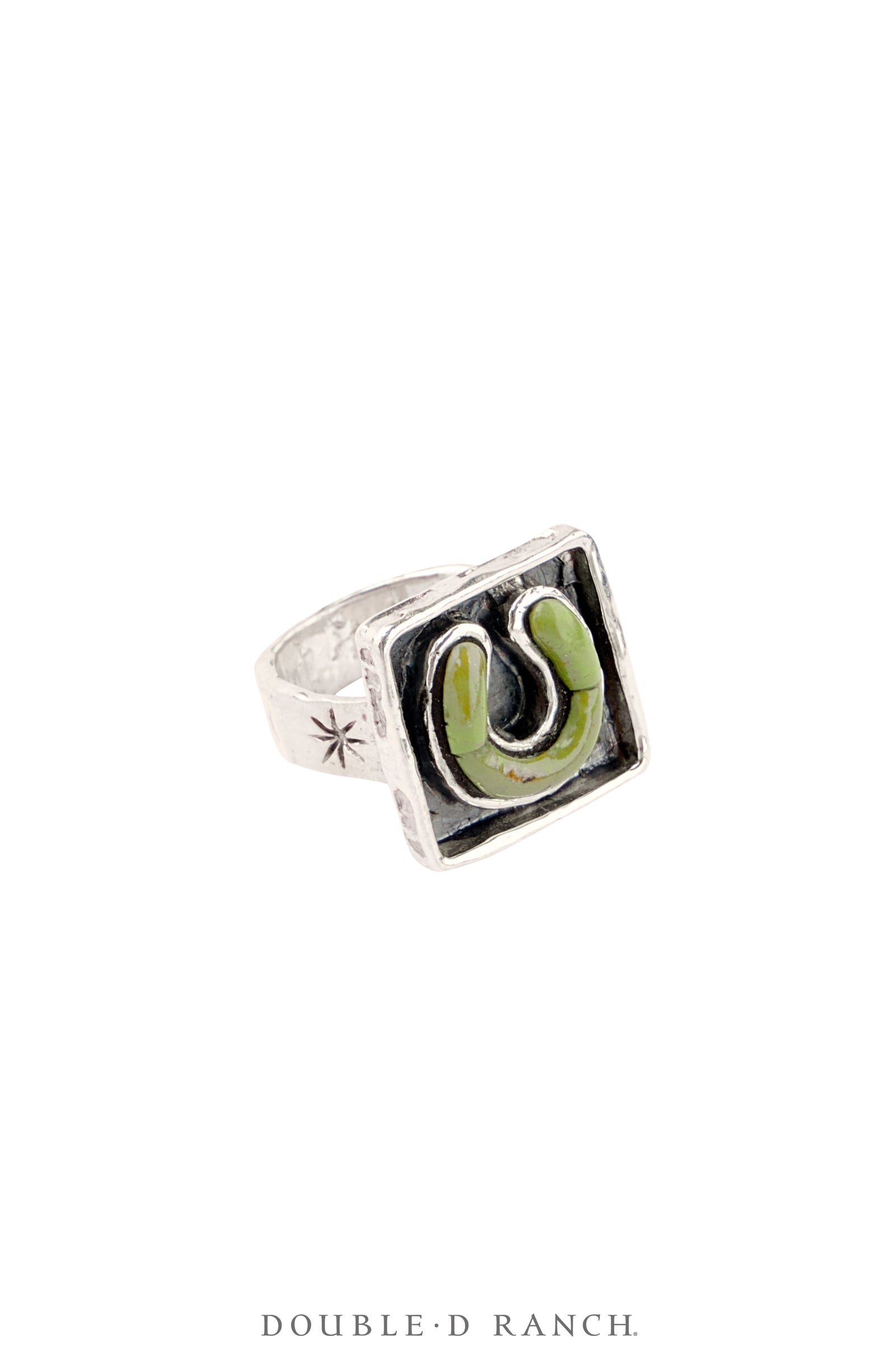 Ring, Inlay, Horseshoe, Hallmark, Contemporary, 835F