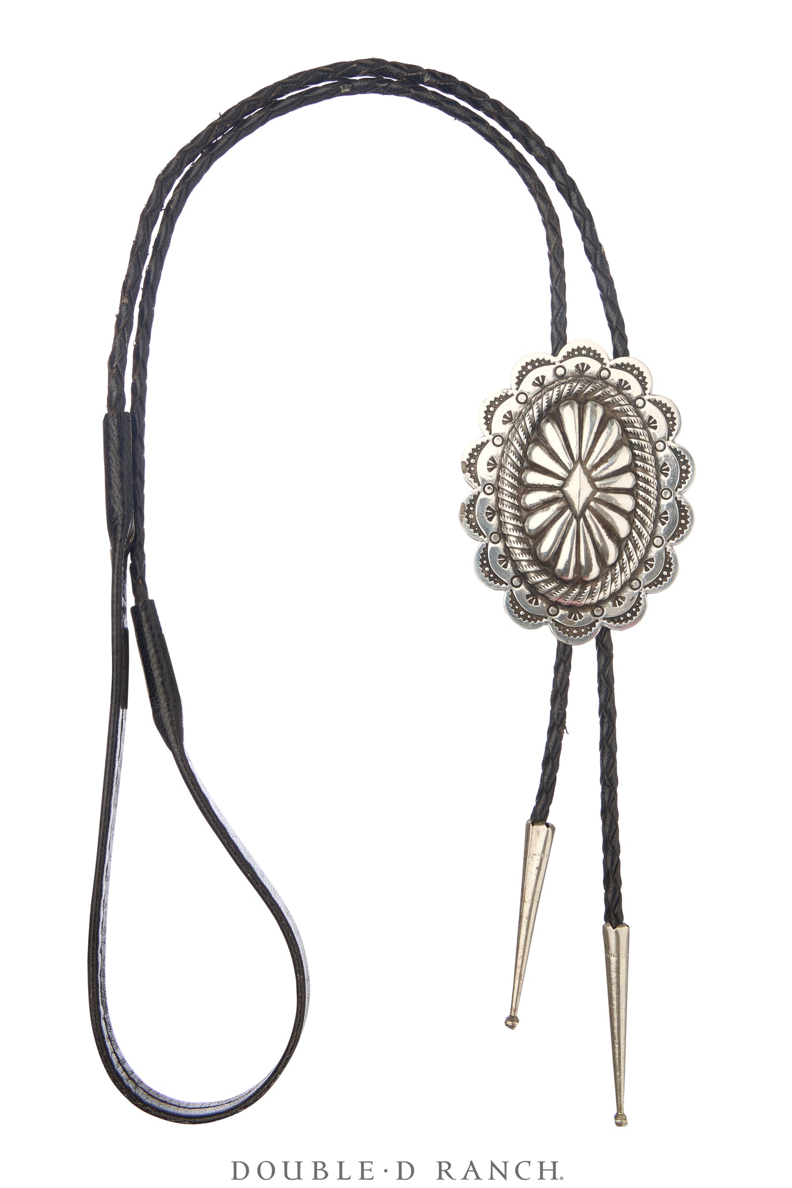 Bolo, Concho, Sterling Silver, Vintage ‘70s, 3660