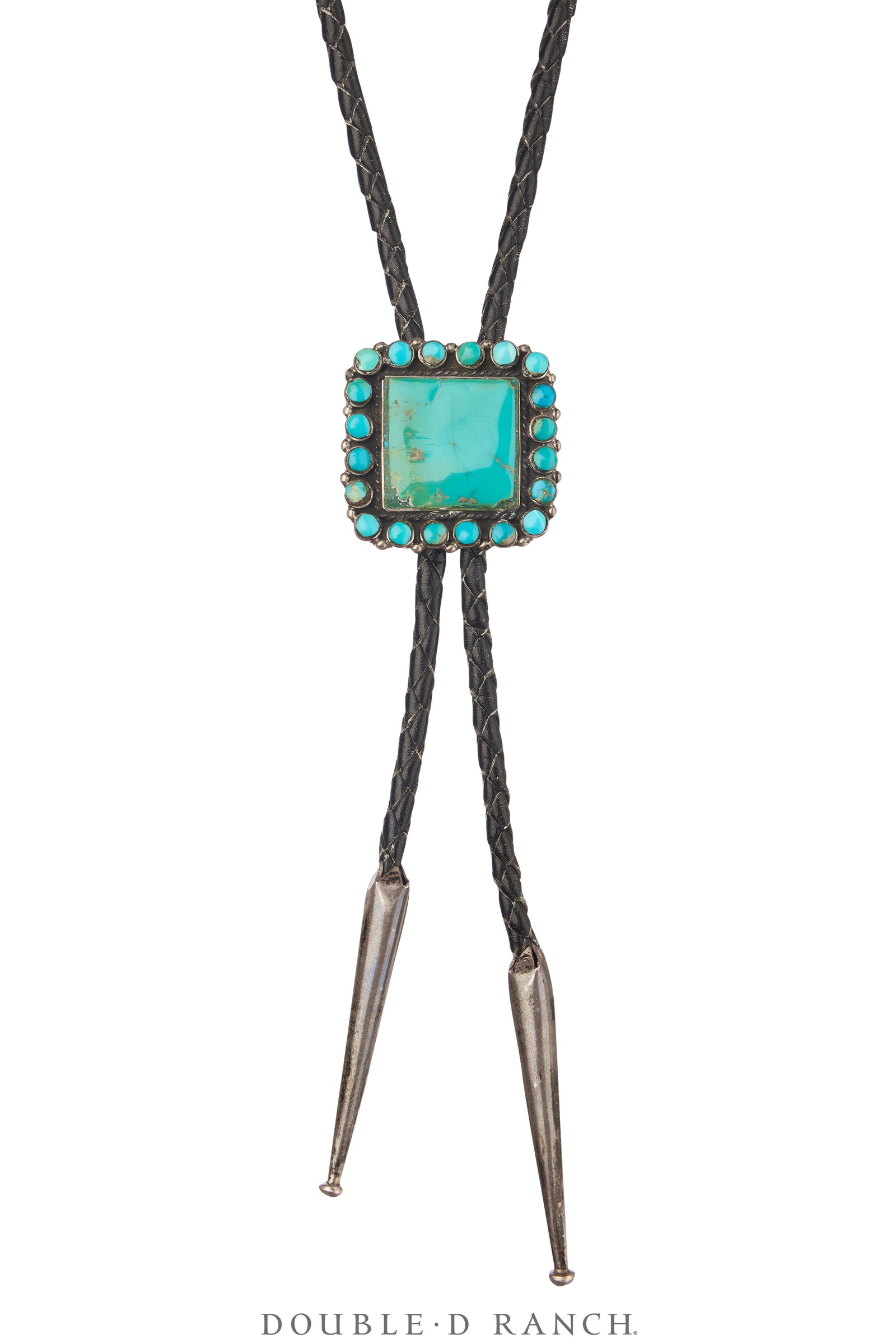 Bolo, Cluster, Turquoise, Vintage, 3666