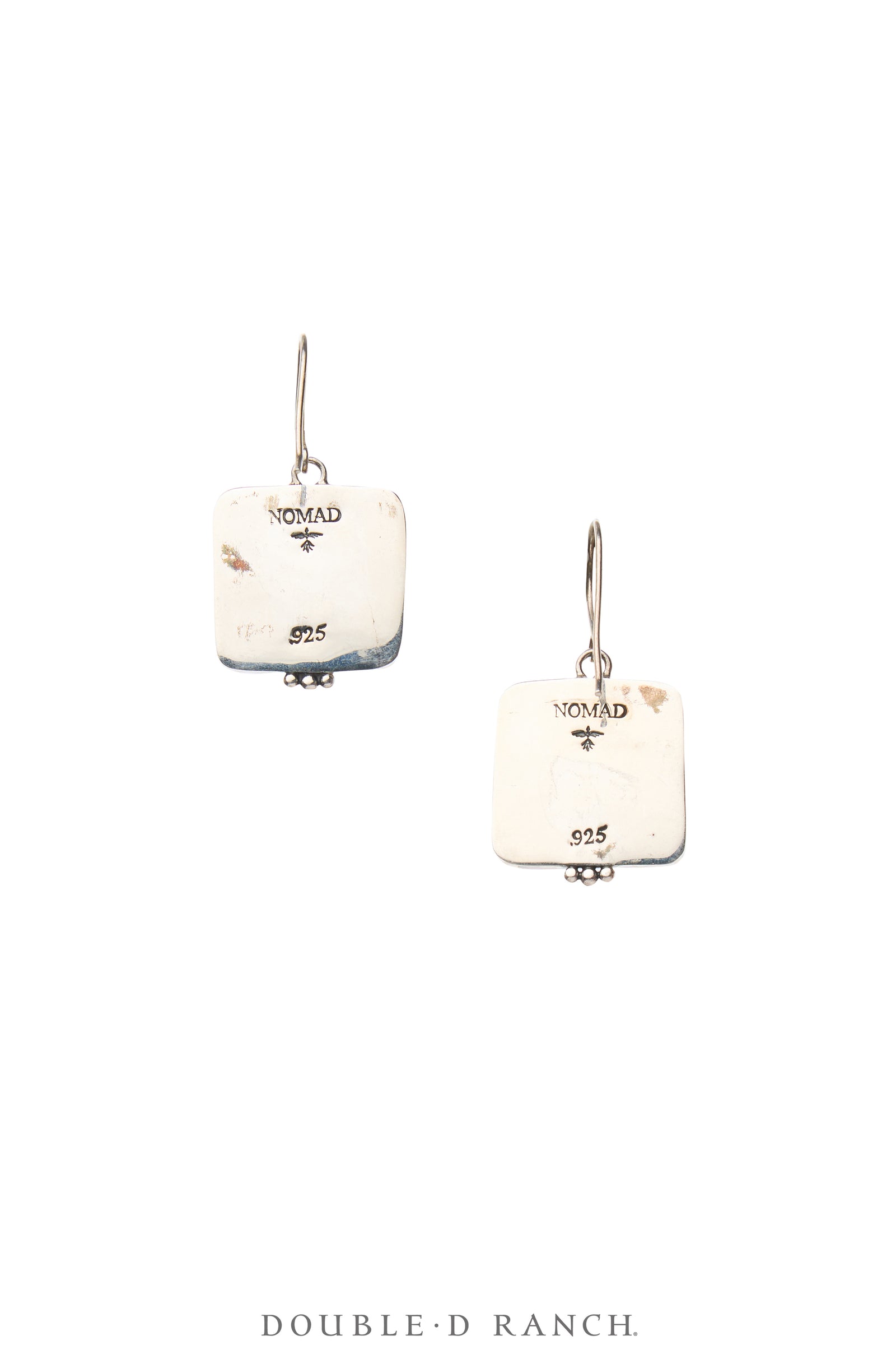 Earrings, Slab, Turquoise, Hallmark, Contemporary, 2141