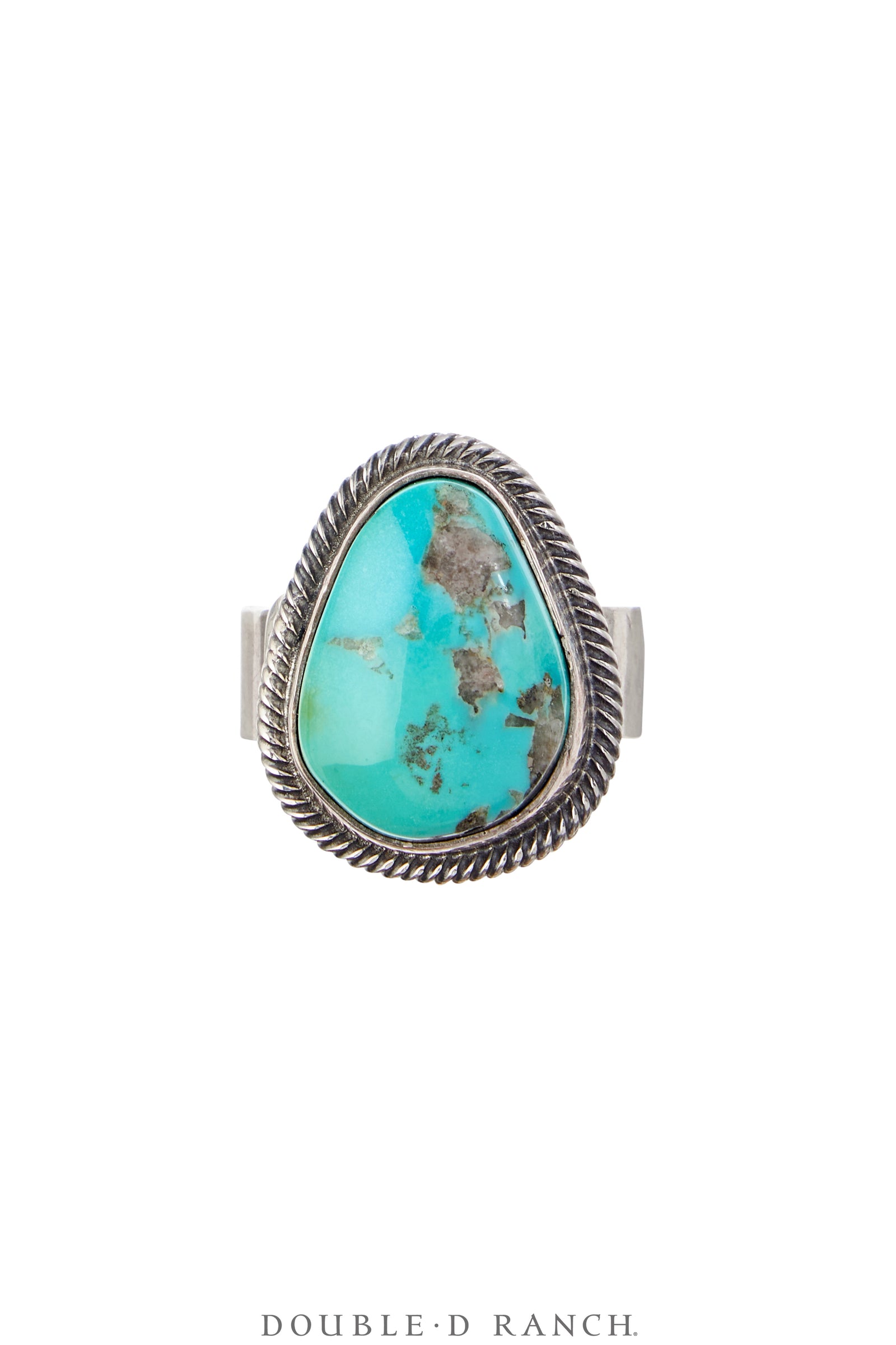 Ring, Natural Stone, Turquoise, Hallmark, Contemporary, Adjustable, 1720