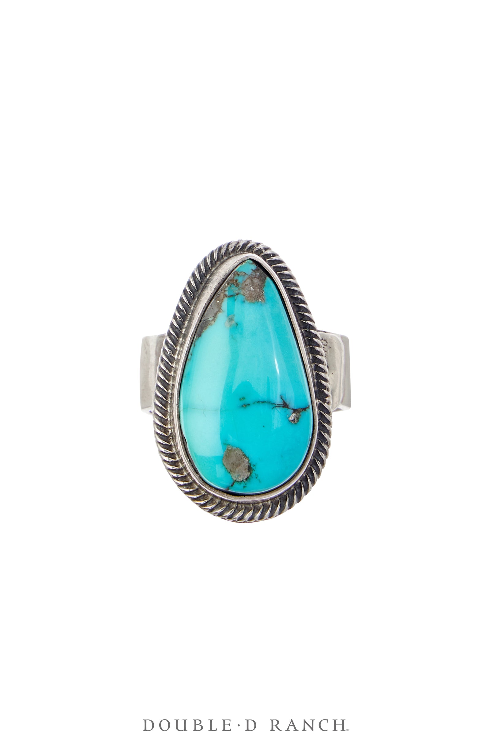Ring, Natural Stone, Turquoise, Hallmark, Contemporary, Adjustable, 1720