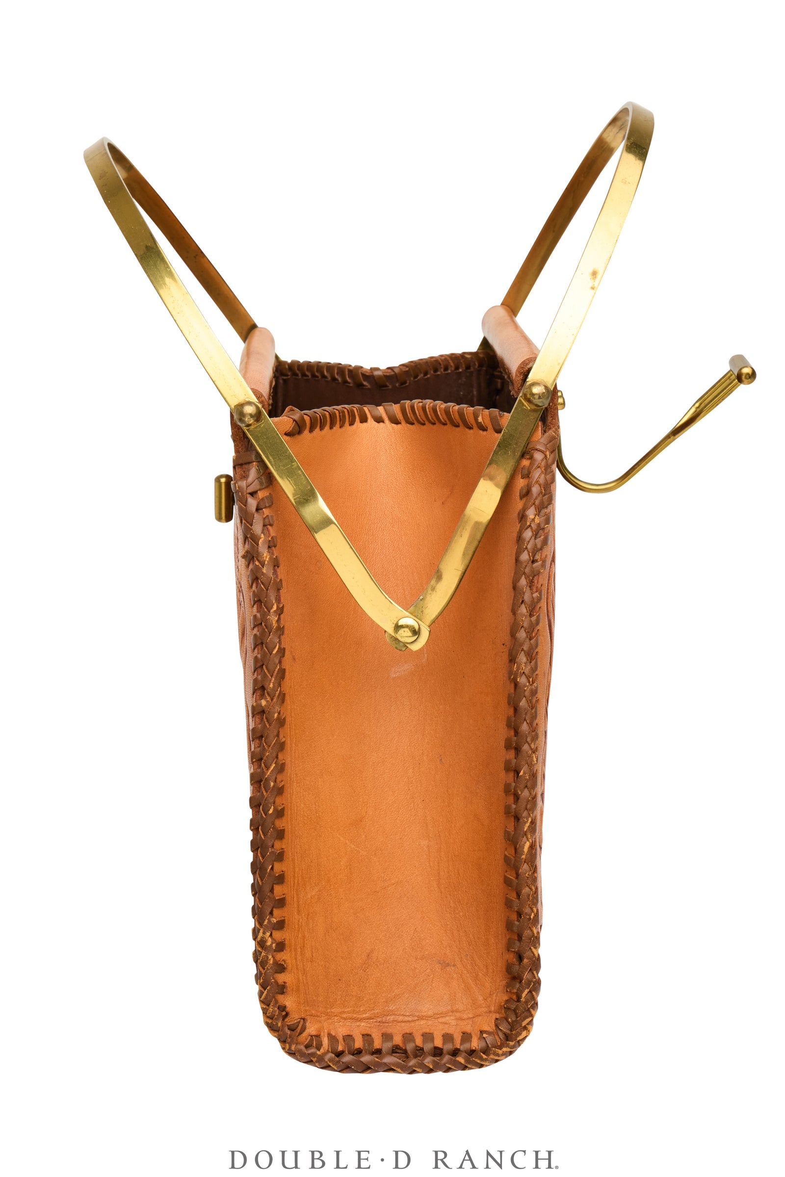 Bag, Handbag, Hand-tooled Leather, Vintage, 1422