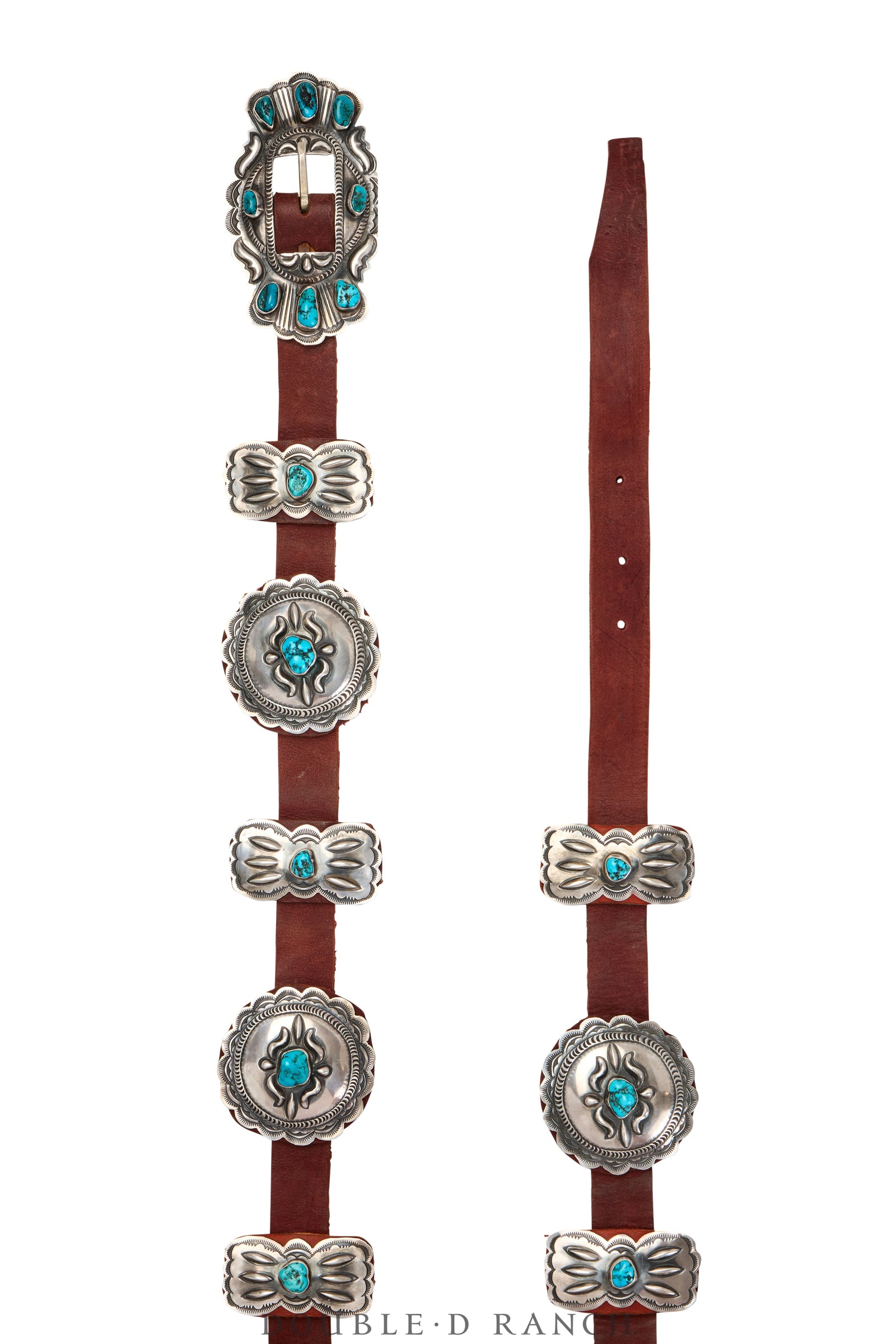 Belt, A Vintage, Concho, Turquoise, Hallmark, Vintage, 449
