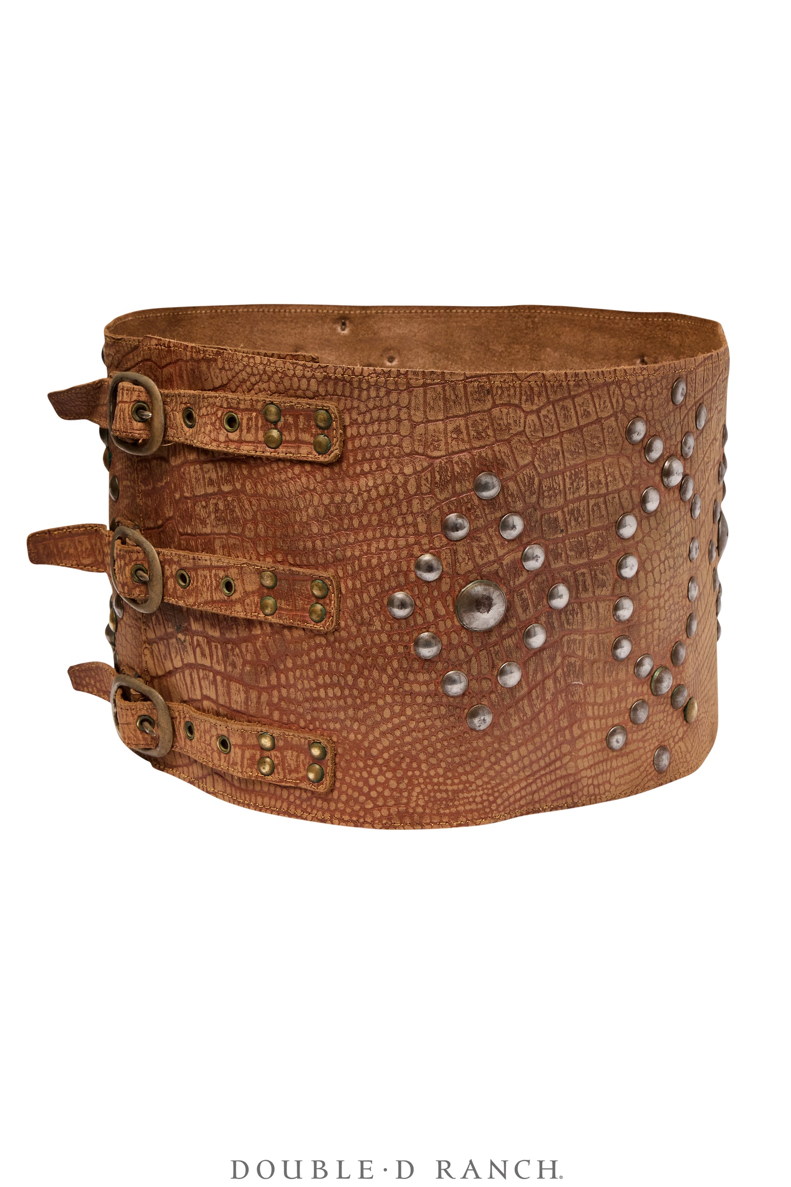 Belt, A Vintage, Bronc, Studs, Diamonds & X's, Vintage, Early 29th Century, 464