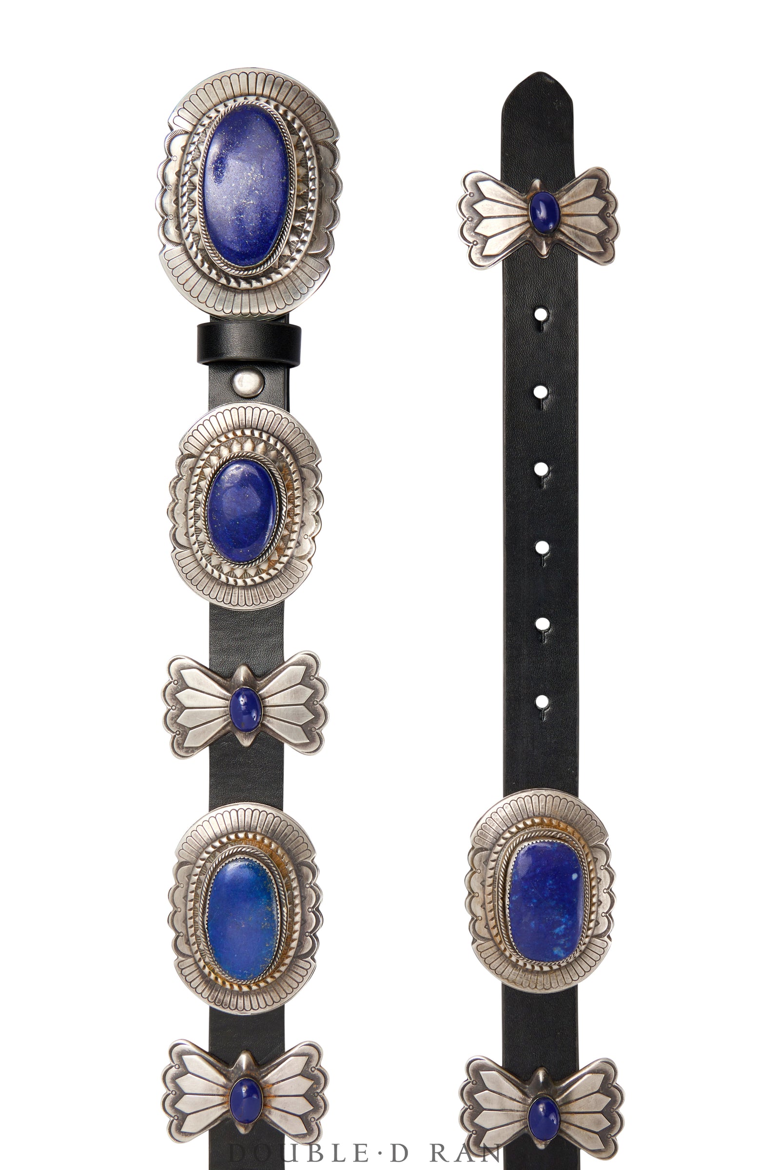Belt, A Concho, Lapis & Sterling Silver, Contemporary, 675