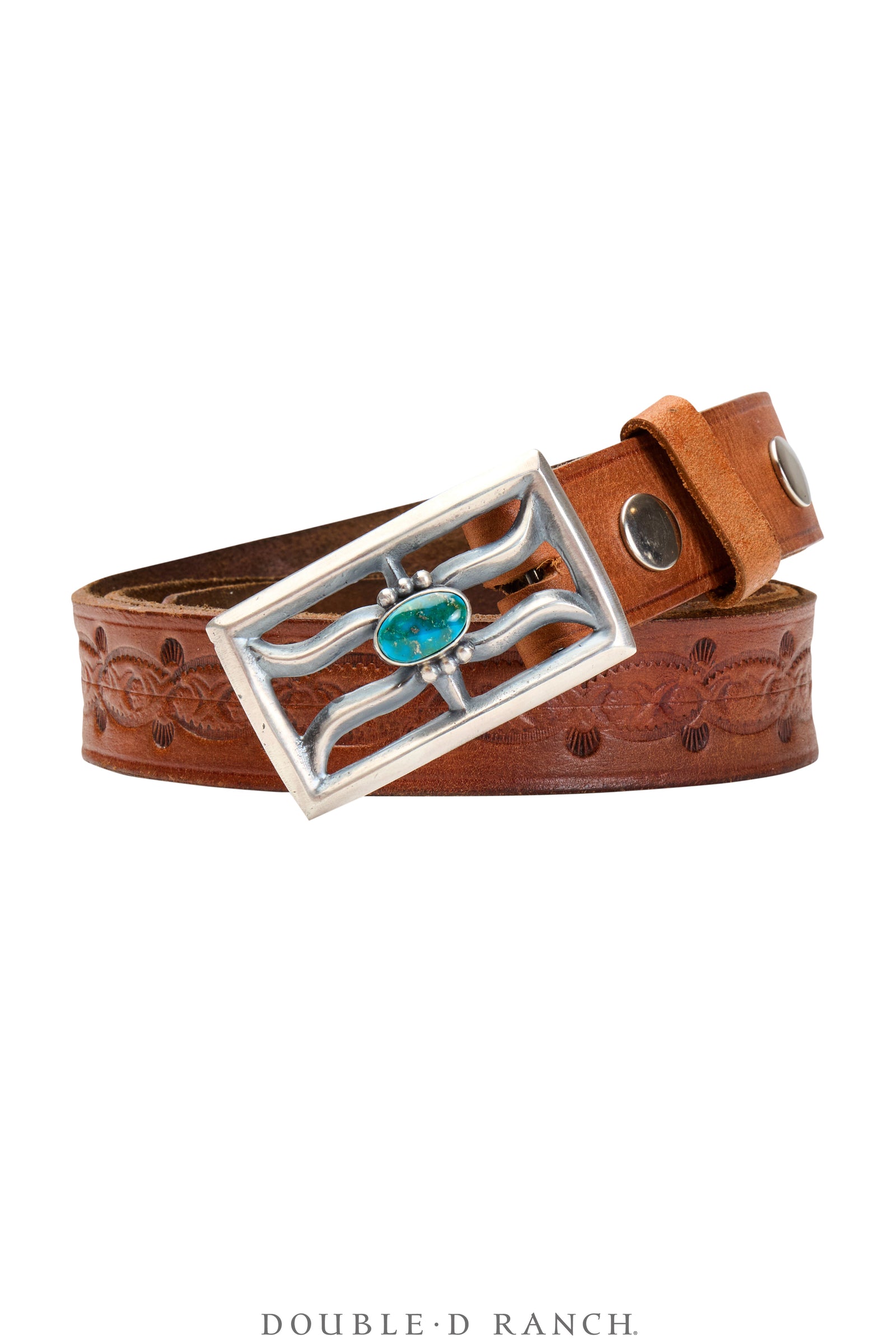 Belt, A Vintage, Buckle, Cast, Turquoise, Hallmark, Vintage, 681