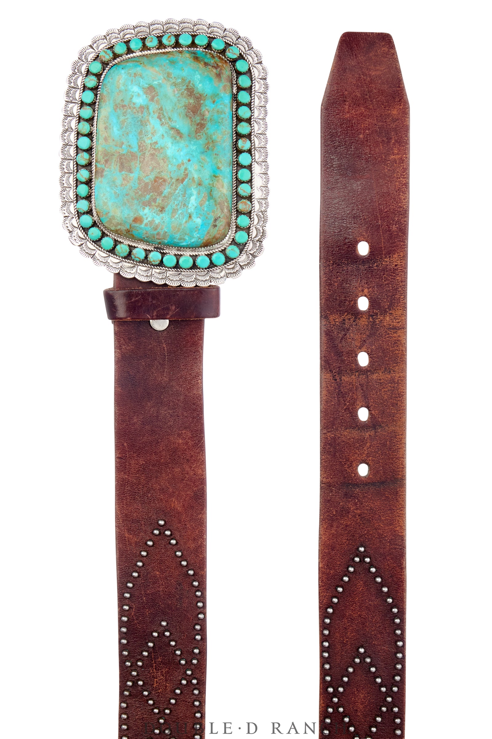 Belt, A Vintage, Buckle, Turquoise, Hallmark, Contemporary, 702