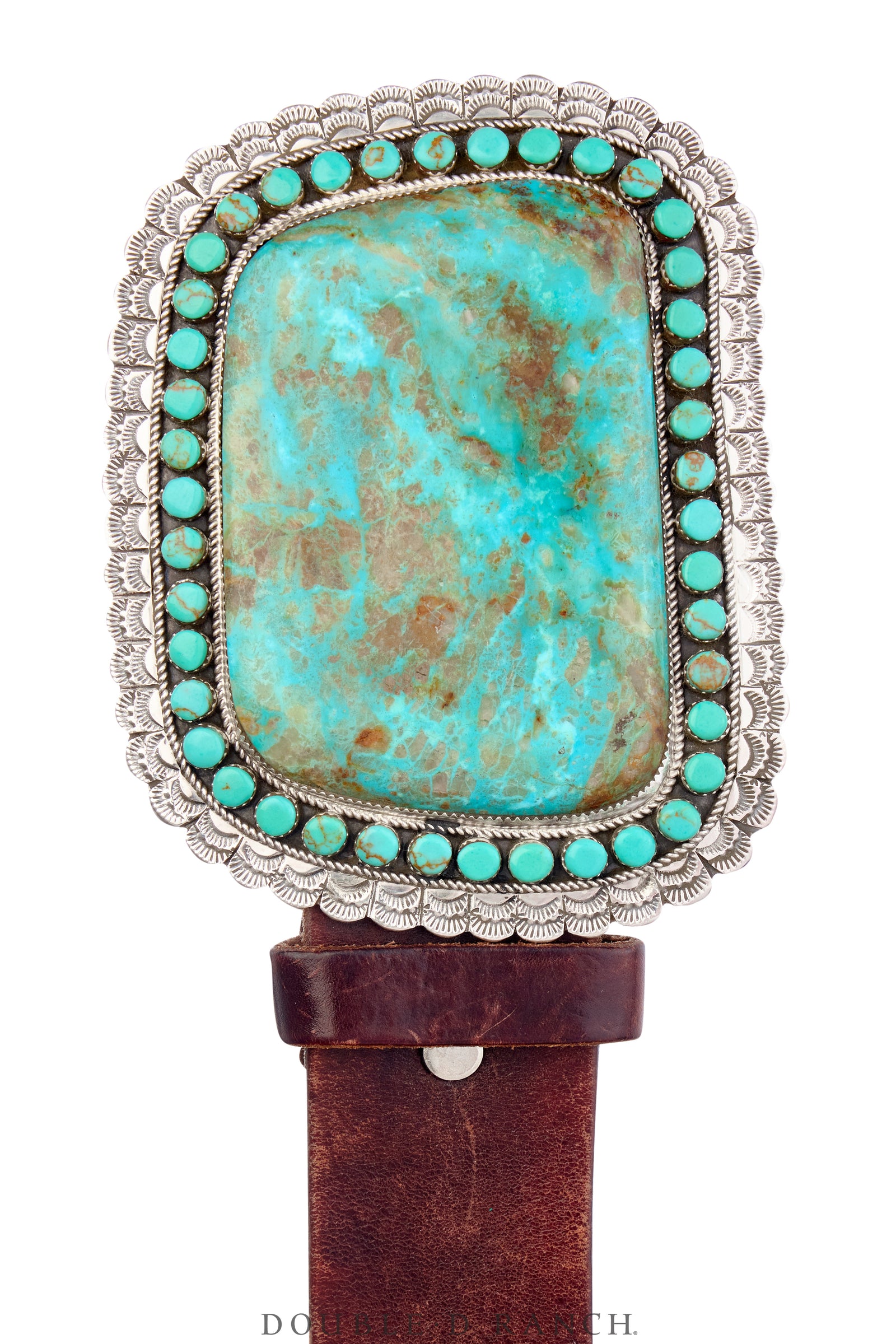 Belt, A Vintage, Buckle, Turquoise, Hallmark, Contemporary, 702