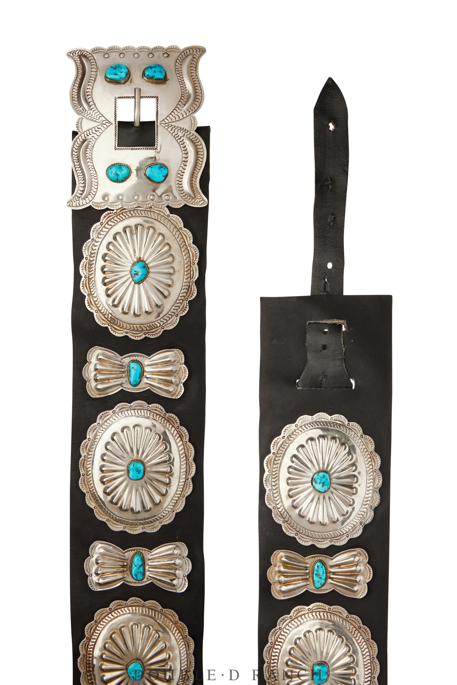 Belt, A Vintage, Concho, Turquoise, Hallmark, From the Iris Apfel Estate, Vintage, 743