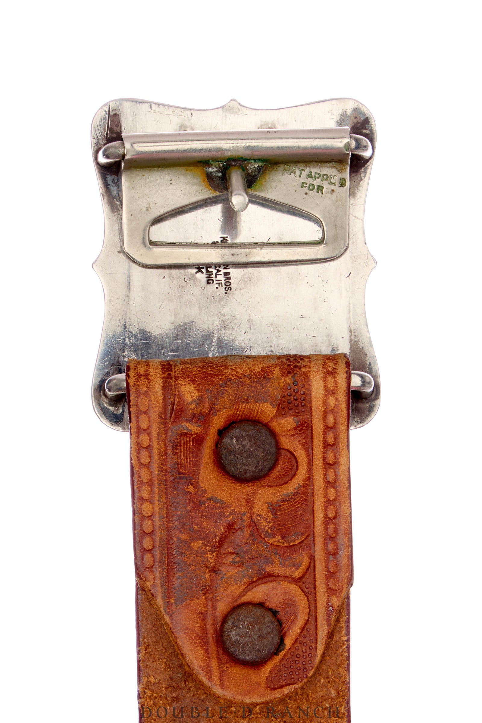 Belt, A Vintage, Buckle, Western, Horse, 14k Gold, Hallmark, Vintage, 796