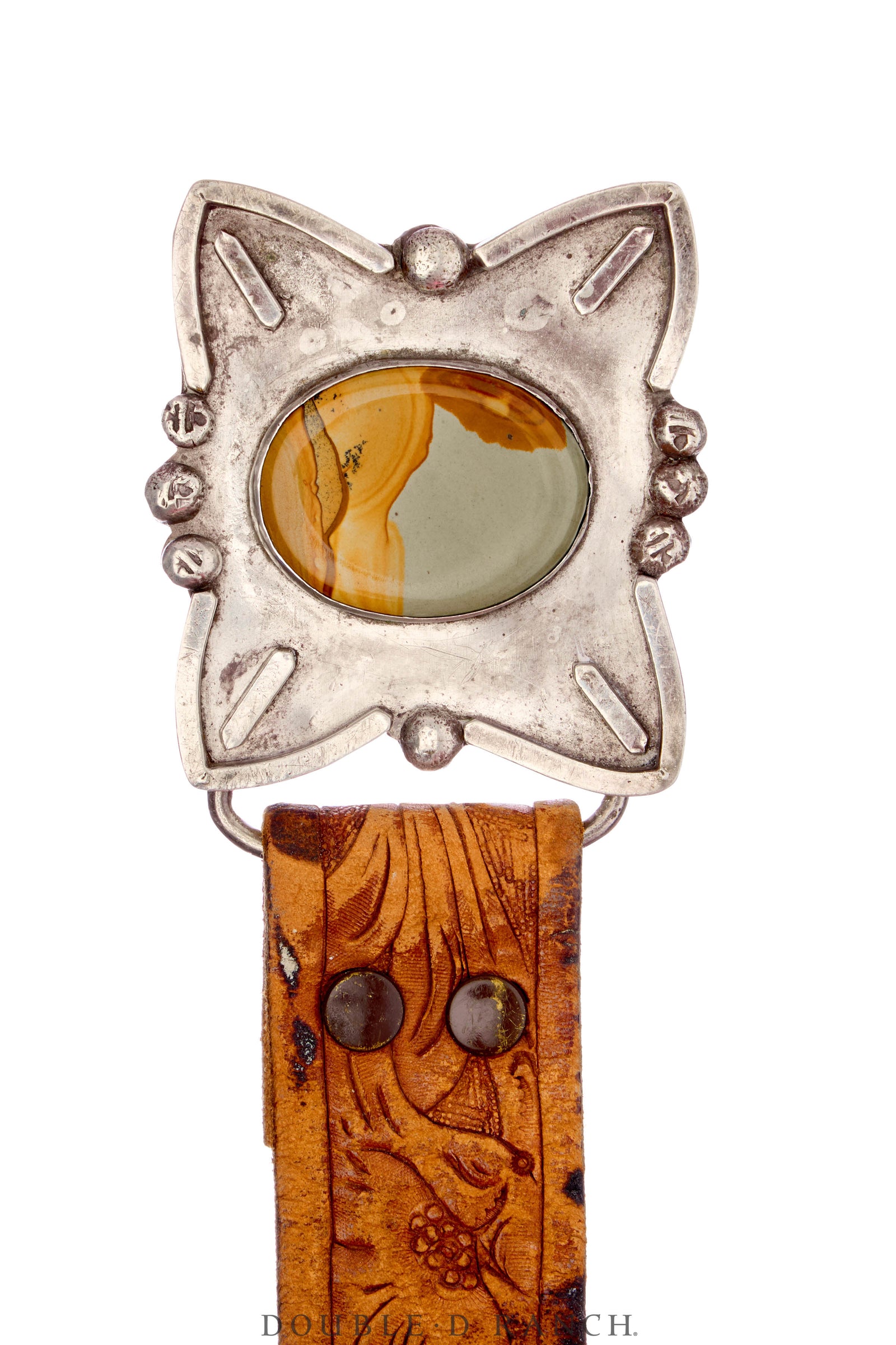 Belt, A Vintage, Buckle, Novelty, Turquoise, Hallmark, Vintage, 810