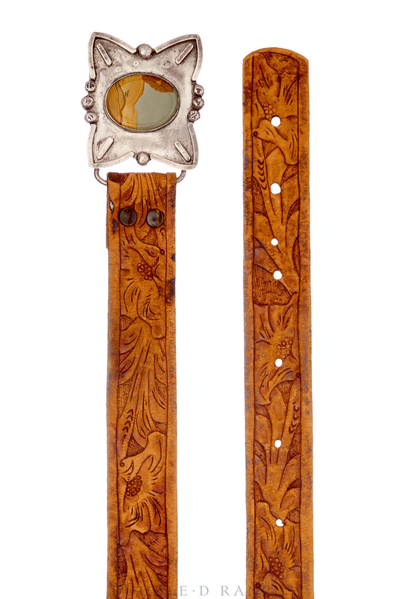 Belt, A Vintage, Buckle, Novelty, Turquoise, Hallmark, Vintage, 810