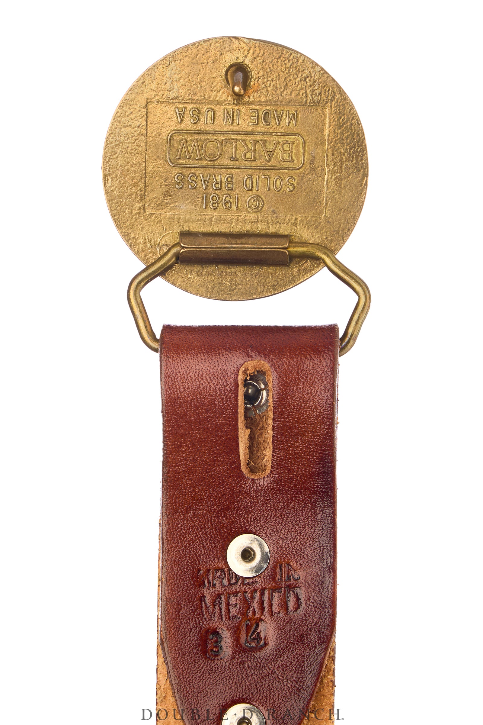 Belt, A Vintage, Scrimshaw, Horse, Hallmark, Vintage, 868
