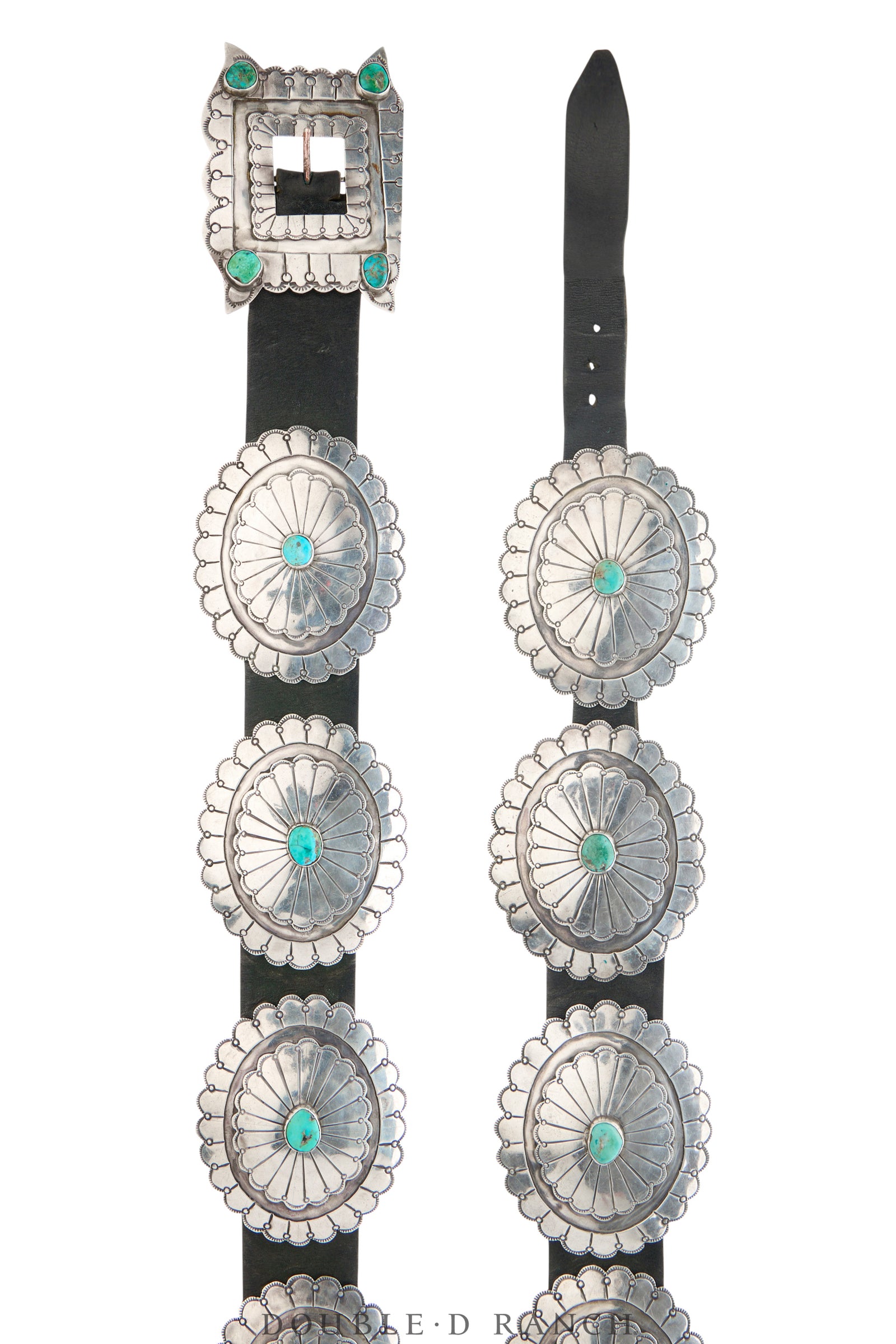 Belt, A Vintage, Concho, Turquoise, Third Phase Revival, Vintage Mid Century, 951