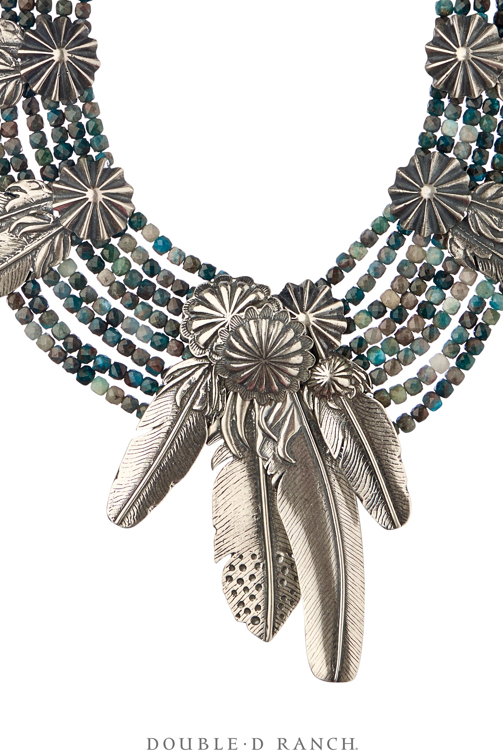 Necklace, Mummy's Bundle, by Double D Ranch, Francesca, Collar, Feathers, 110Y