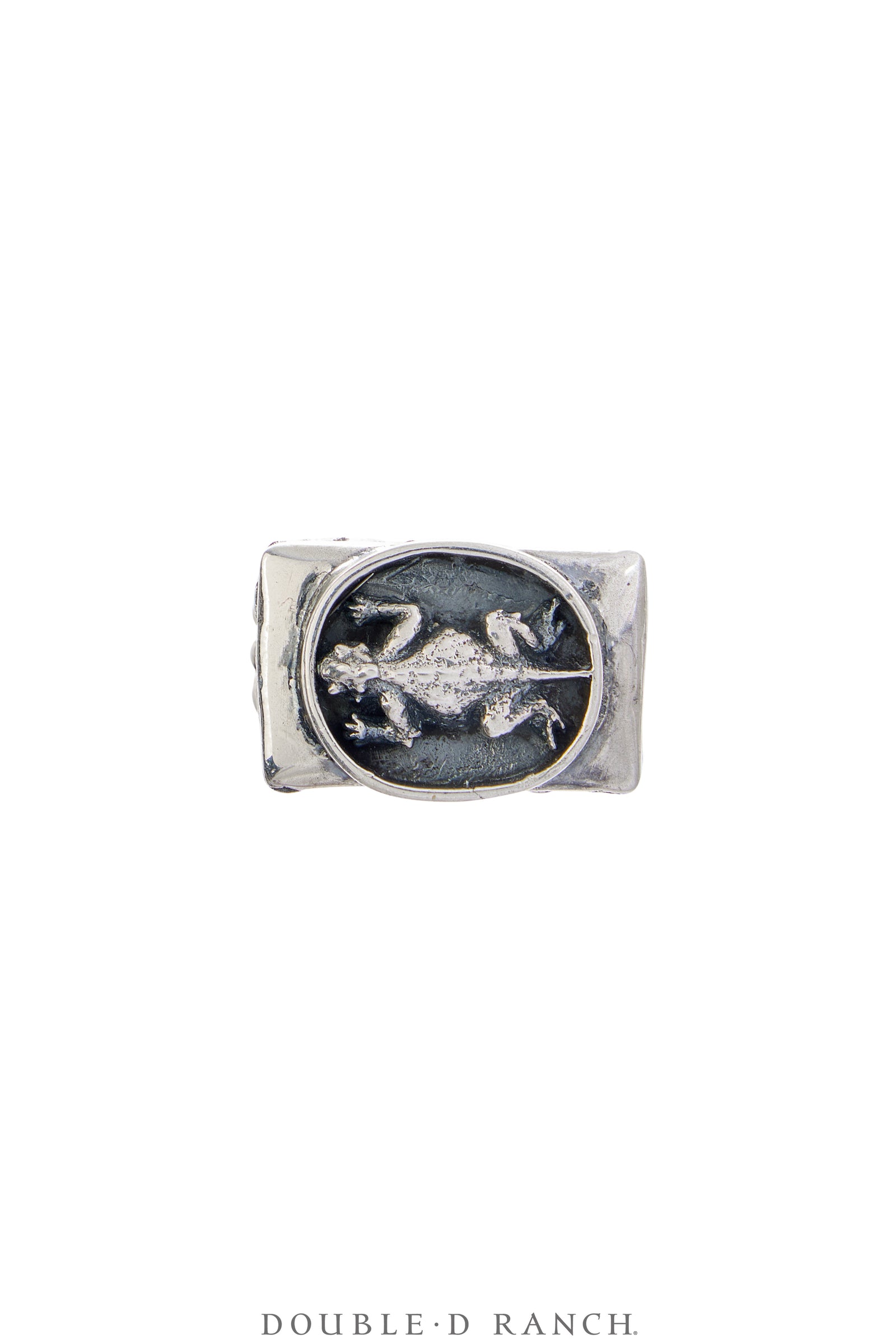 Ring, Dian Malouf, Sterling Silver, Horned Frog, Hallmark, Contemporary, 1678