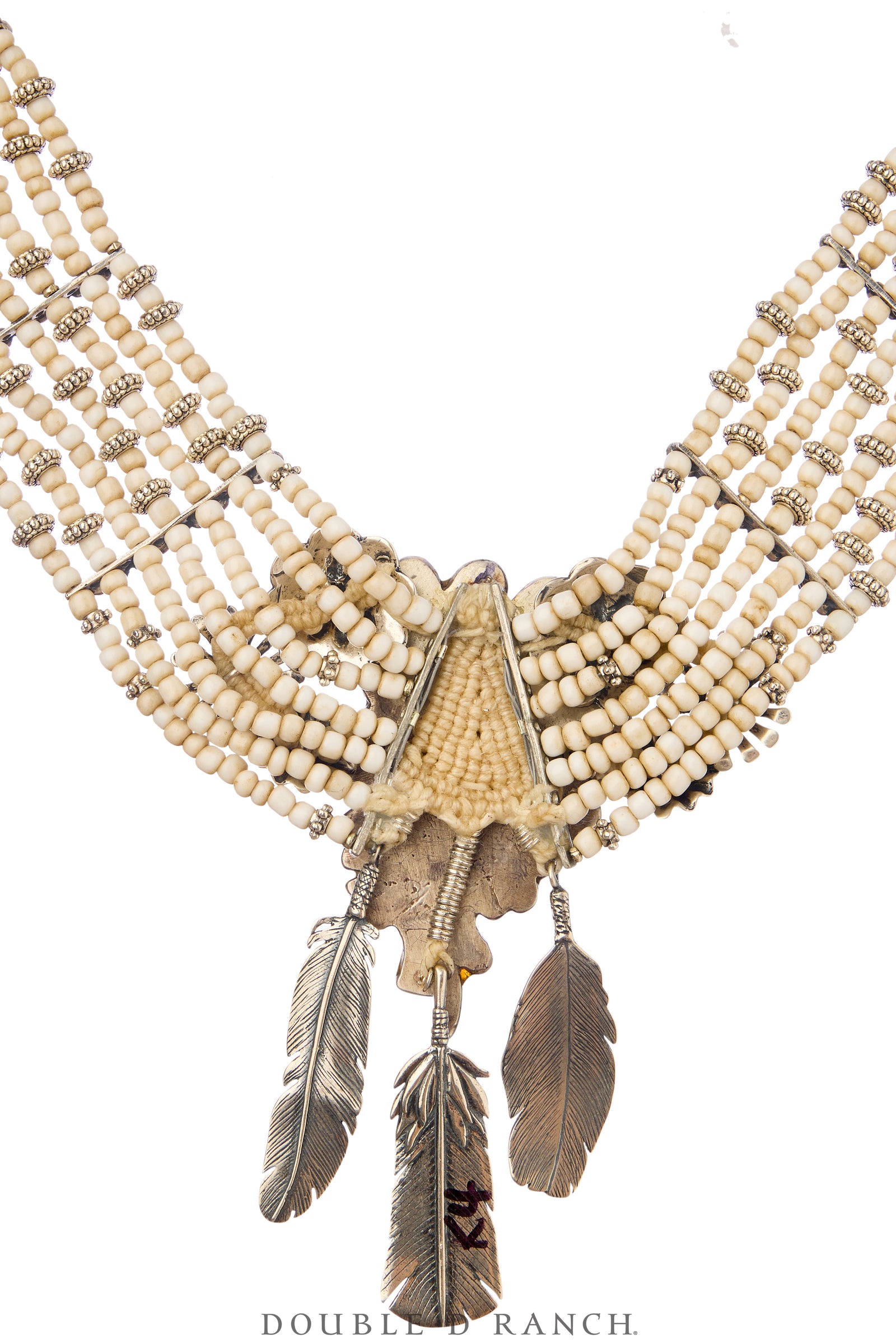 Necklace, Mummy's Bundle, by Double D Ranch, Inlay Indian Chief, 101