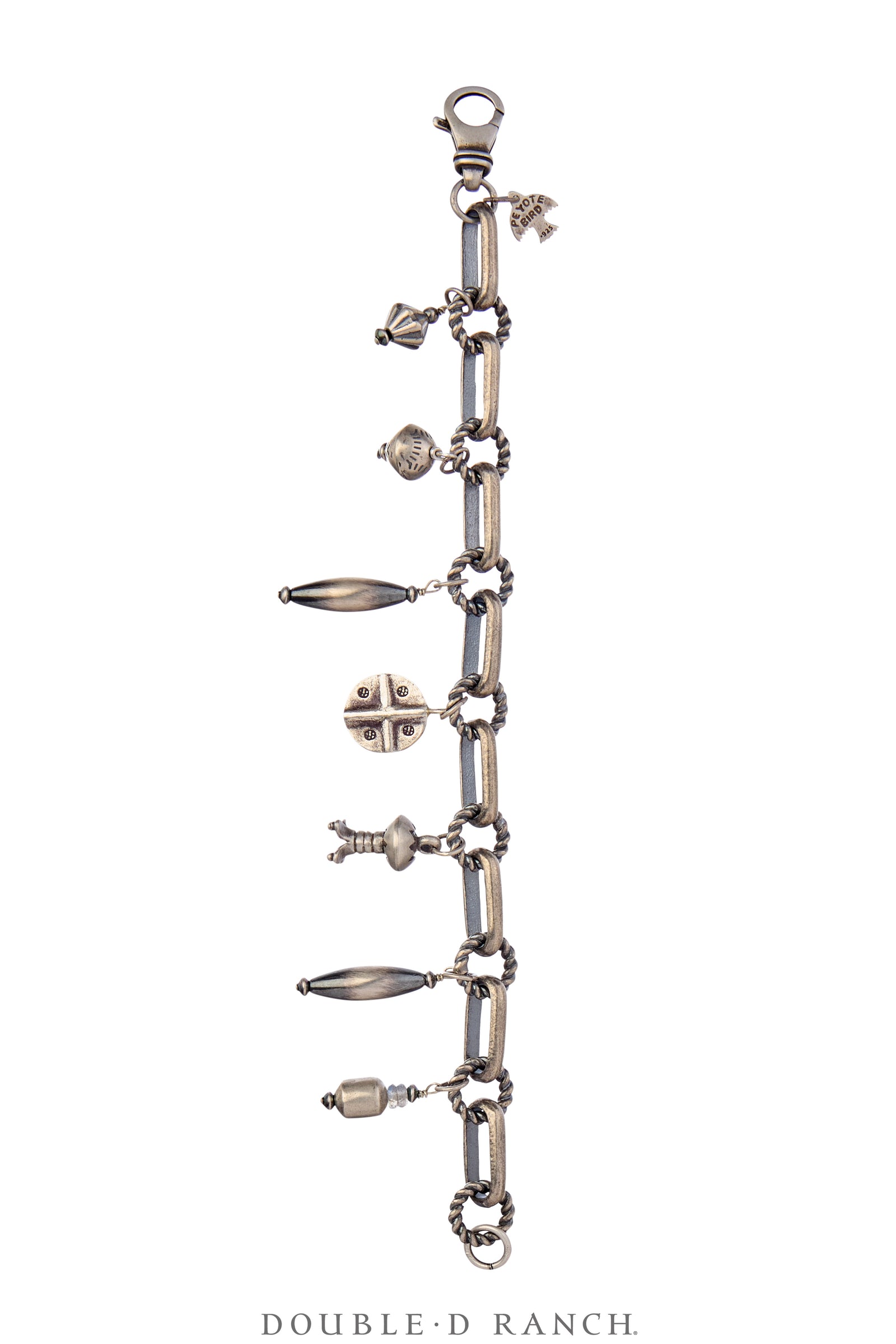 Bracelet, Charm, Sterling Silver, Blossom Charms, Hallmark, Contemporary, 3888