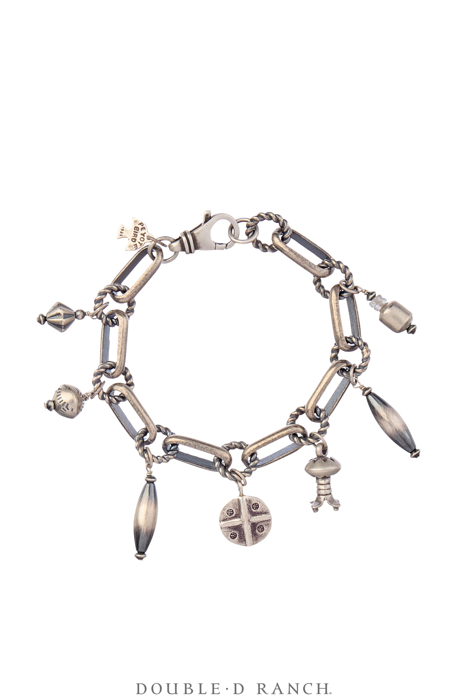 Bracelet, Charm, Sterling Silver, Blossom Charms, Hallmark, Contemporary, 3888