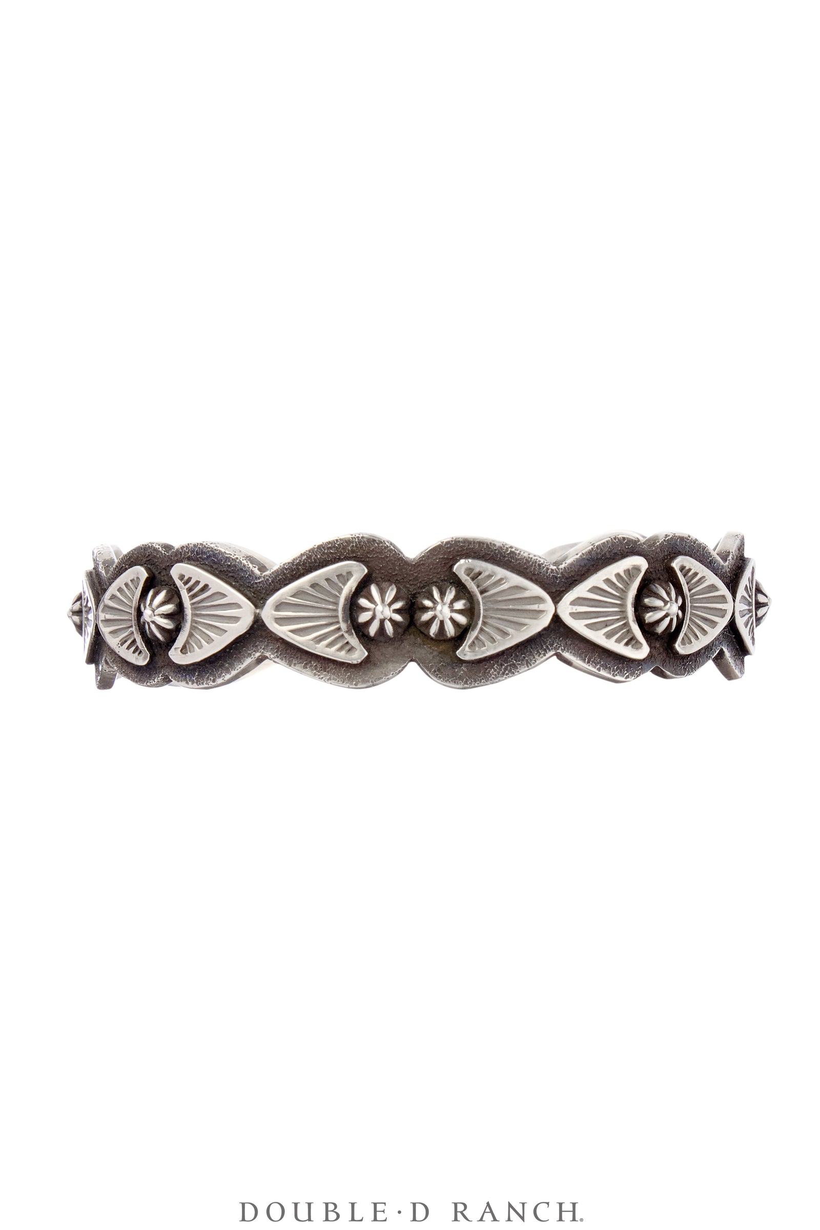 Cuff, Stampwork, Sterling Silver, Hallmark, Contemporary, 3916