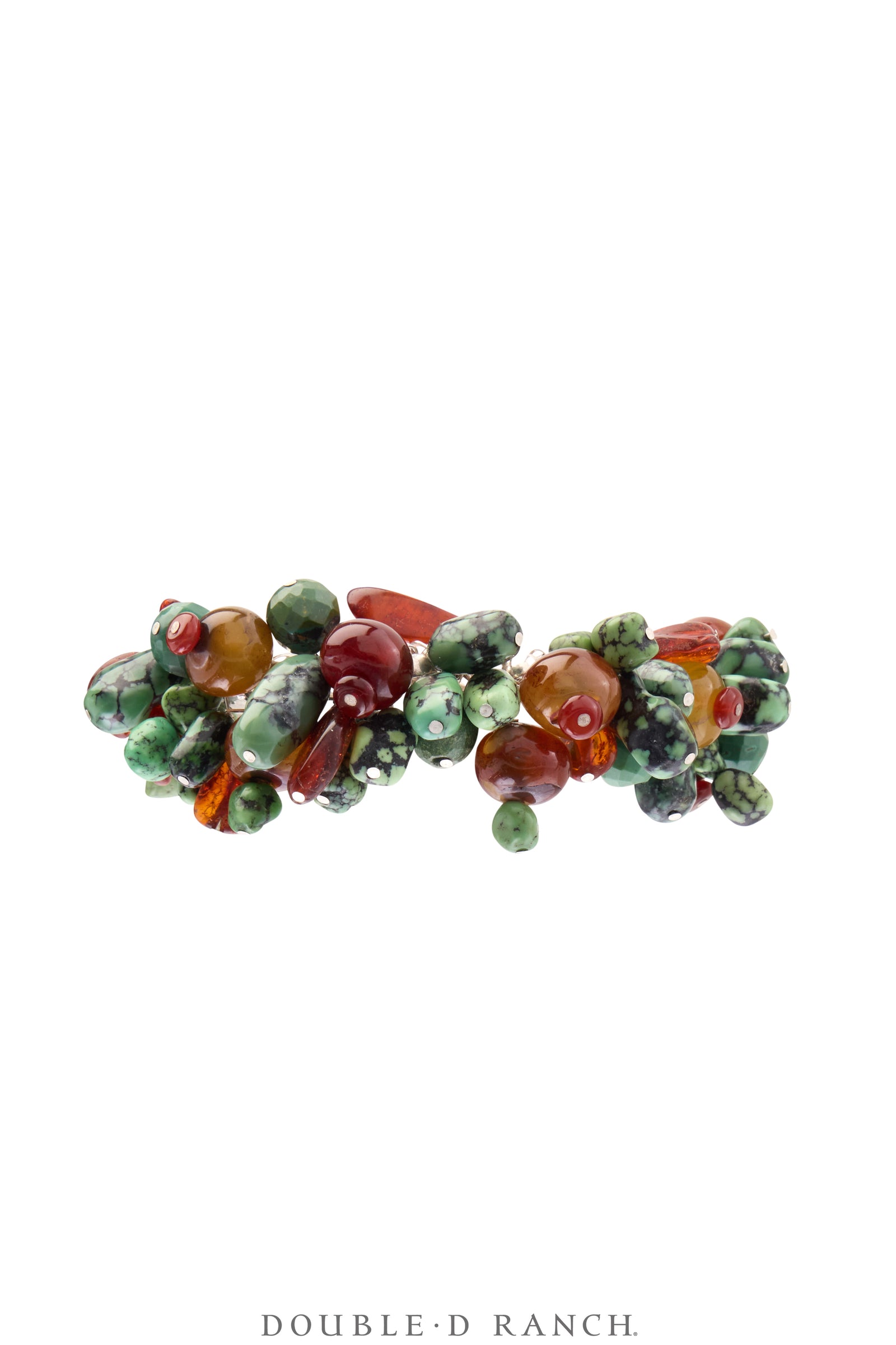 Bracelet, Charm, Turquoise & Amber, Contemporary, 3941