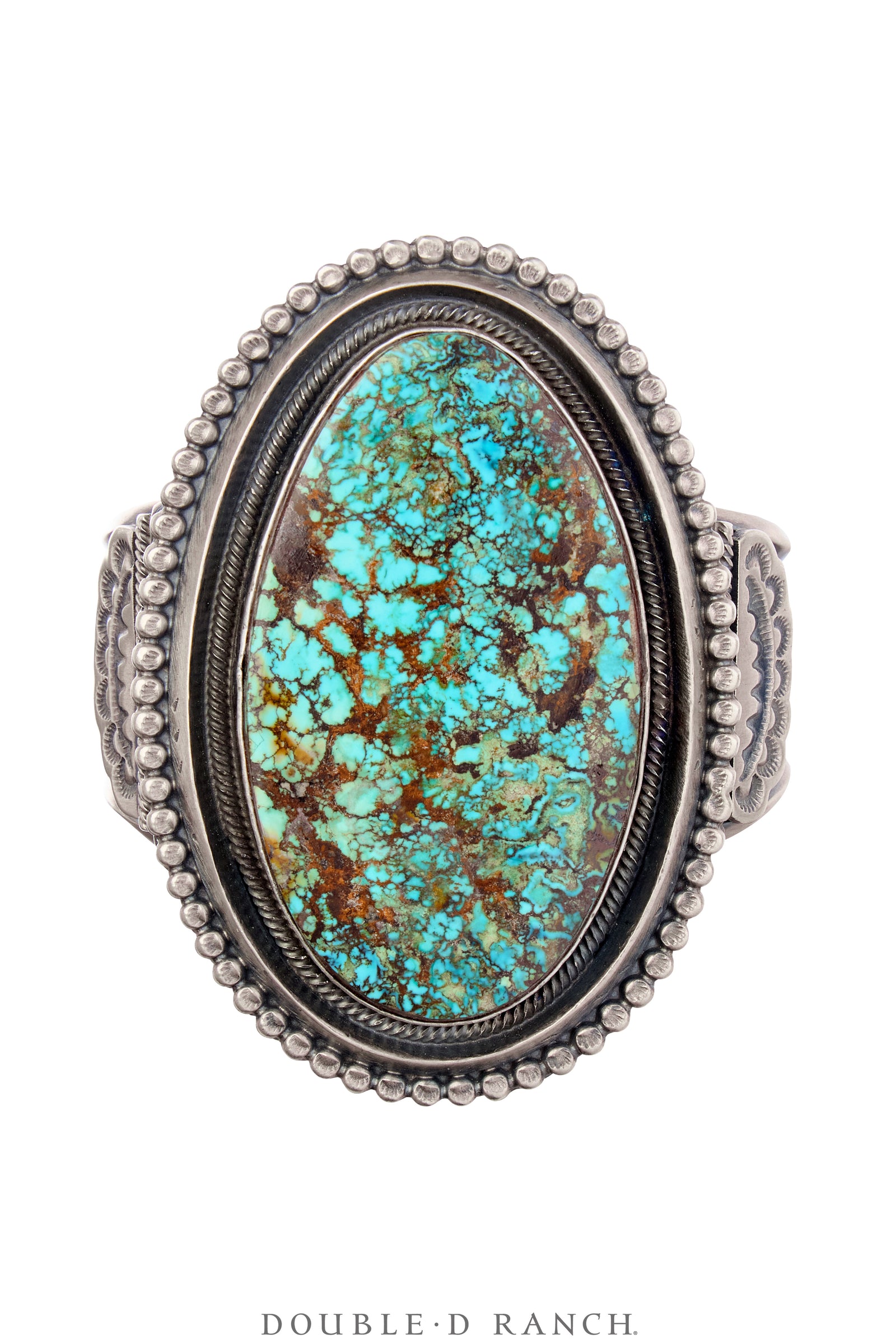 Cuff, Specimen, Turquoise, Kingman Mine, Great Matrix, Hallmark, Contemporary, 3962
