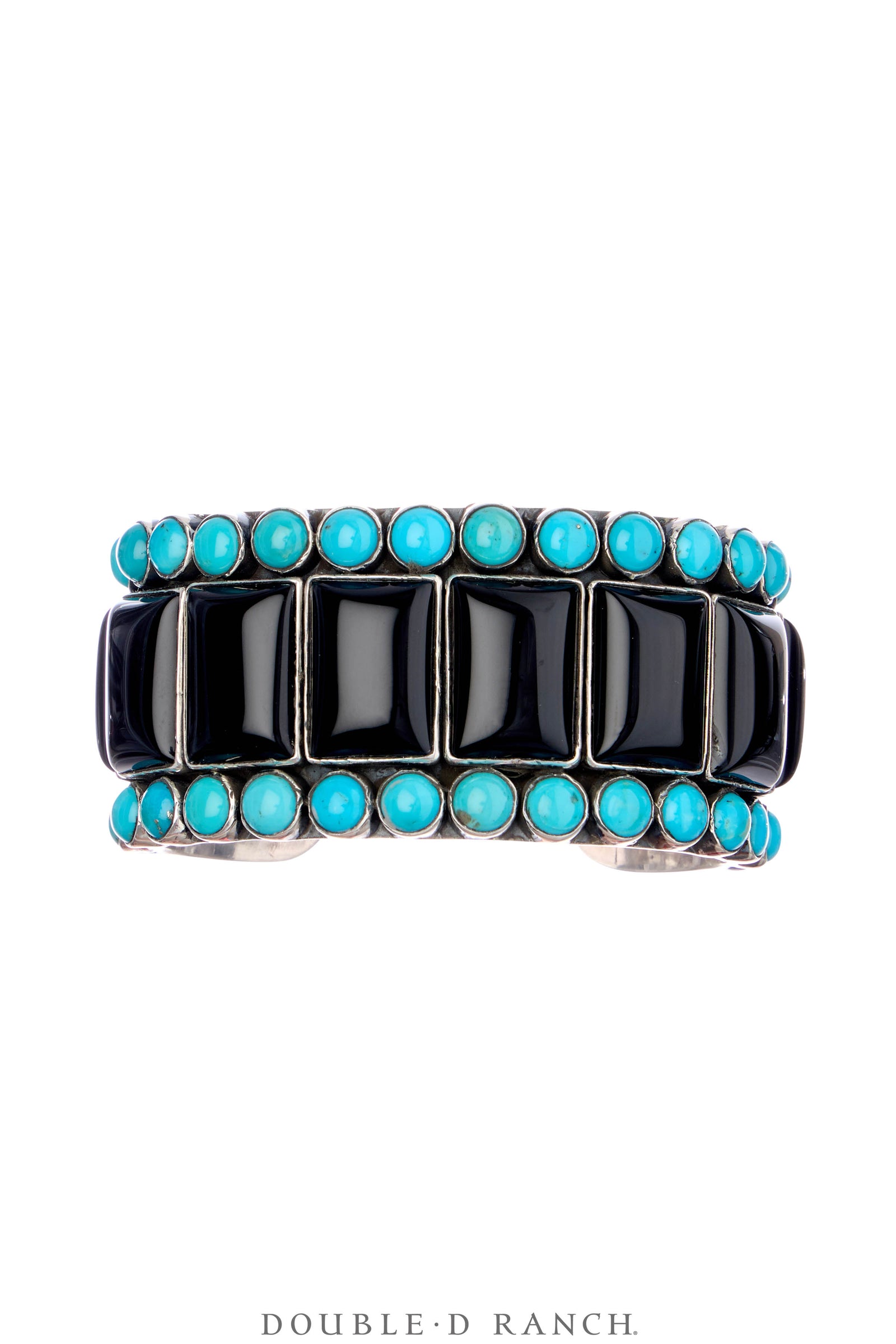 Cuff, Federico, Onyx and Turquoise, Hallmark, Contemporary, 4002