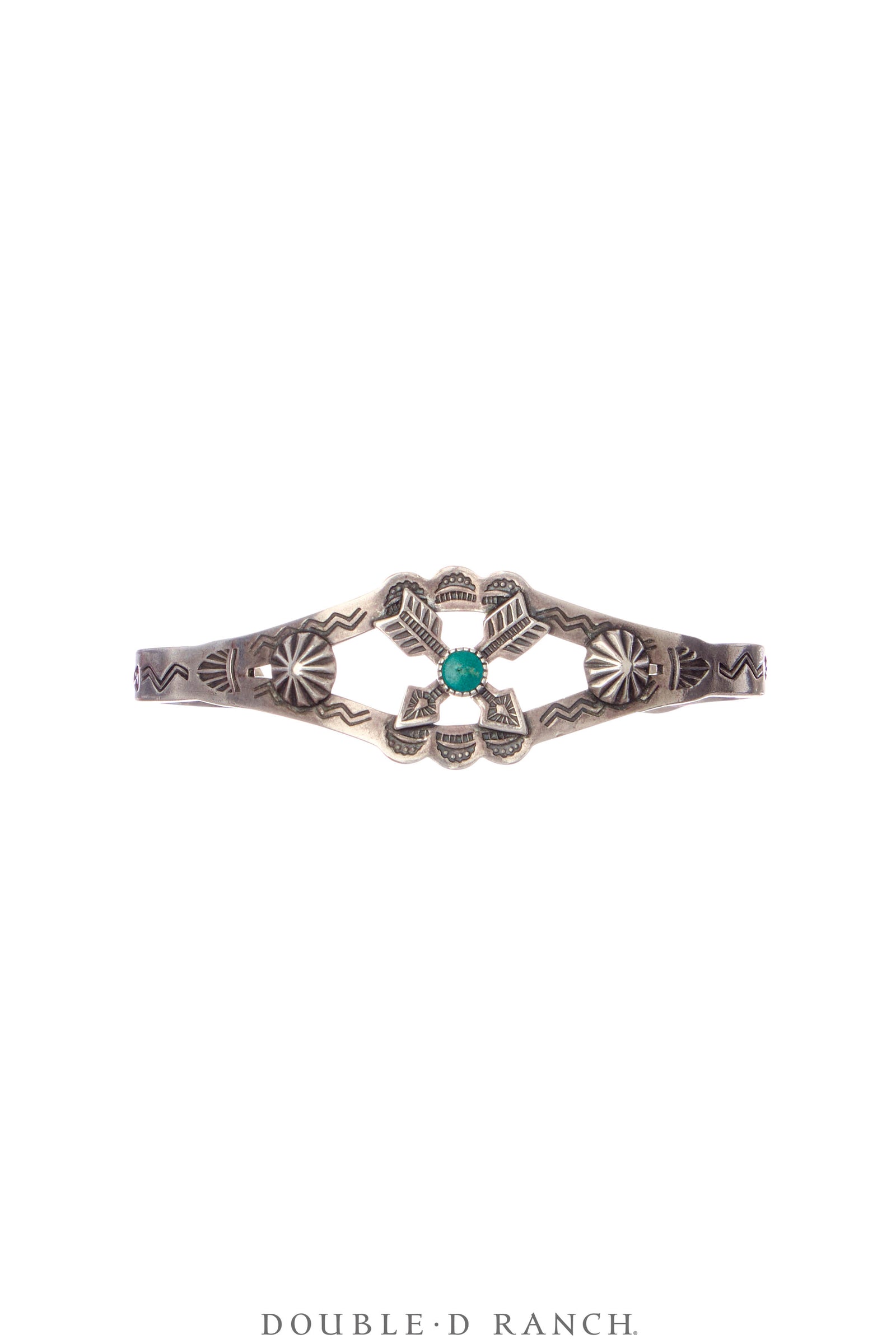 Cuff, Fred Harvey Railroad Era, Turquoise, Vintage ‘50s, 4003