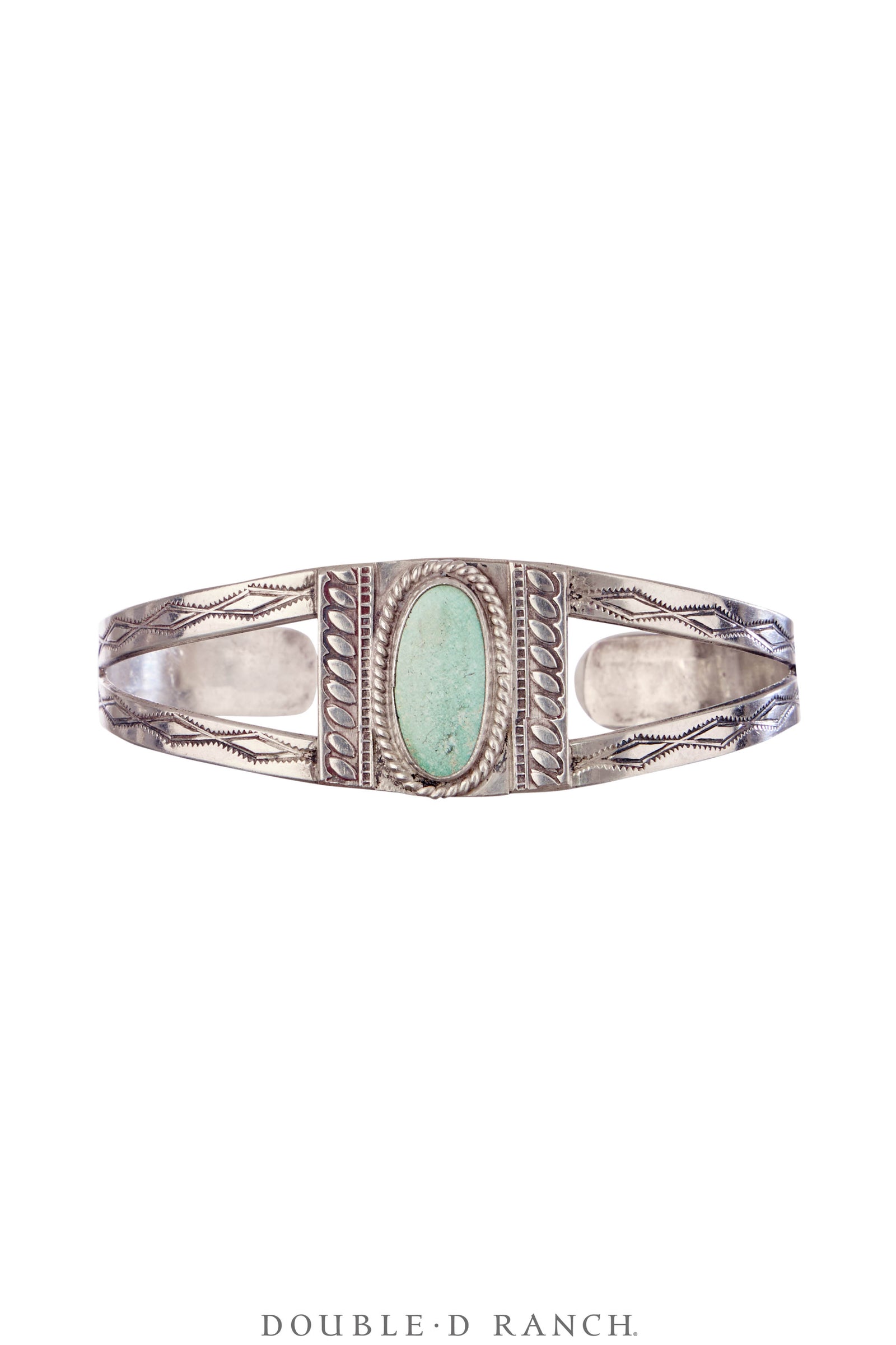 Cuff, Fred Harvey Railroad Era, Turquoise, Vintage ‘40s, 4055