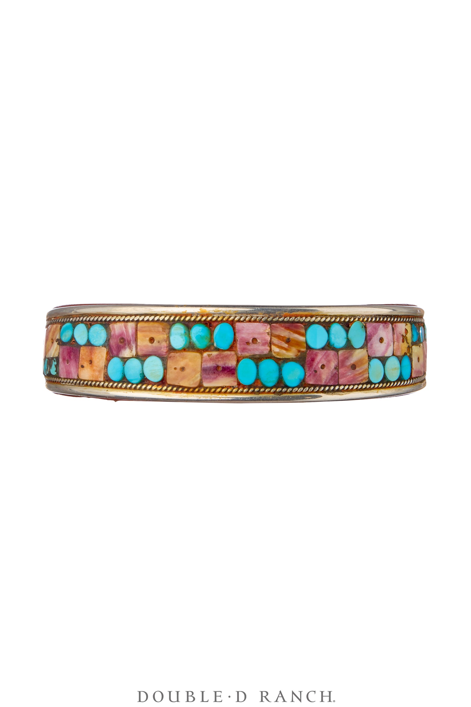 Cuff, Inlay, Turquoise, Leather Lined, Artisan, Charlie Favour, Contemporary, 4098