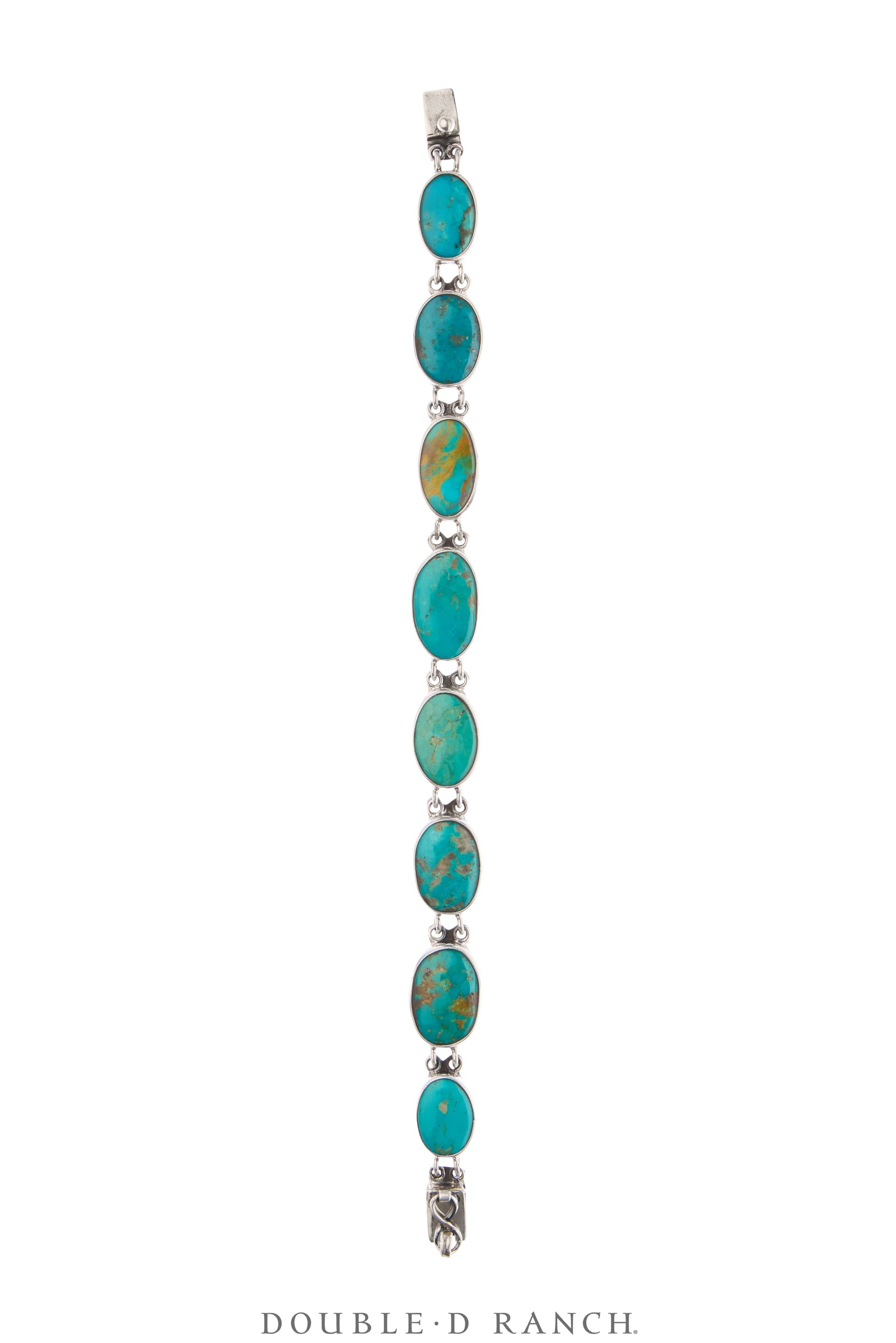 Bracelet, Federico, Chain Inlay, Turquoise, Hallmark, Contemporary, 4126