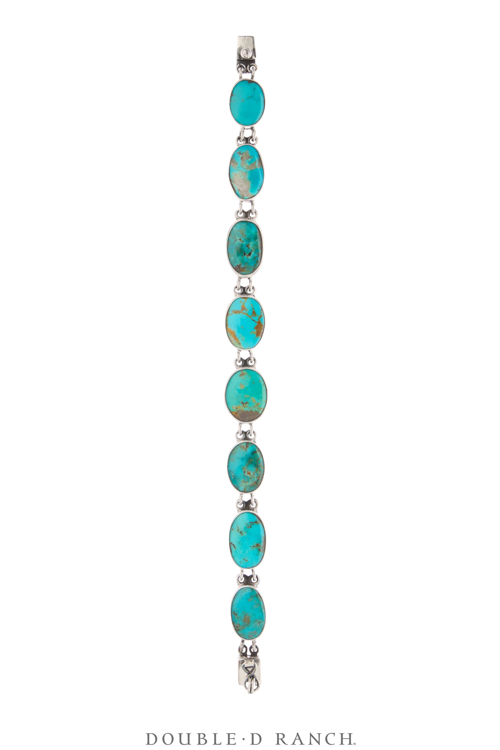 Bracelet, Federico, Chain Inlay, Turquoise, Hallmark, Contemporary, 4128